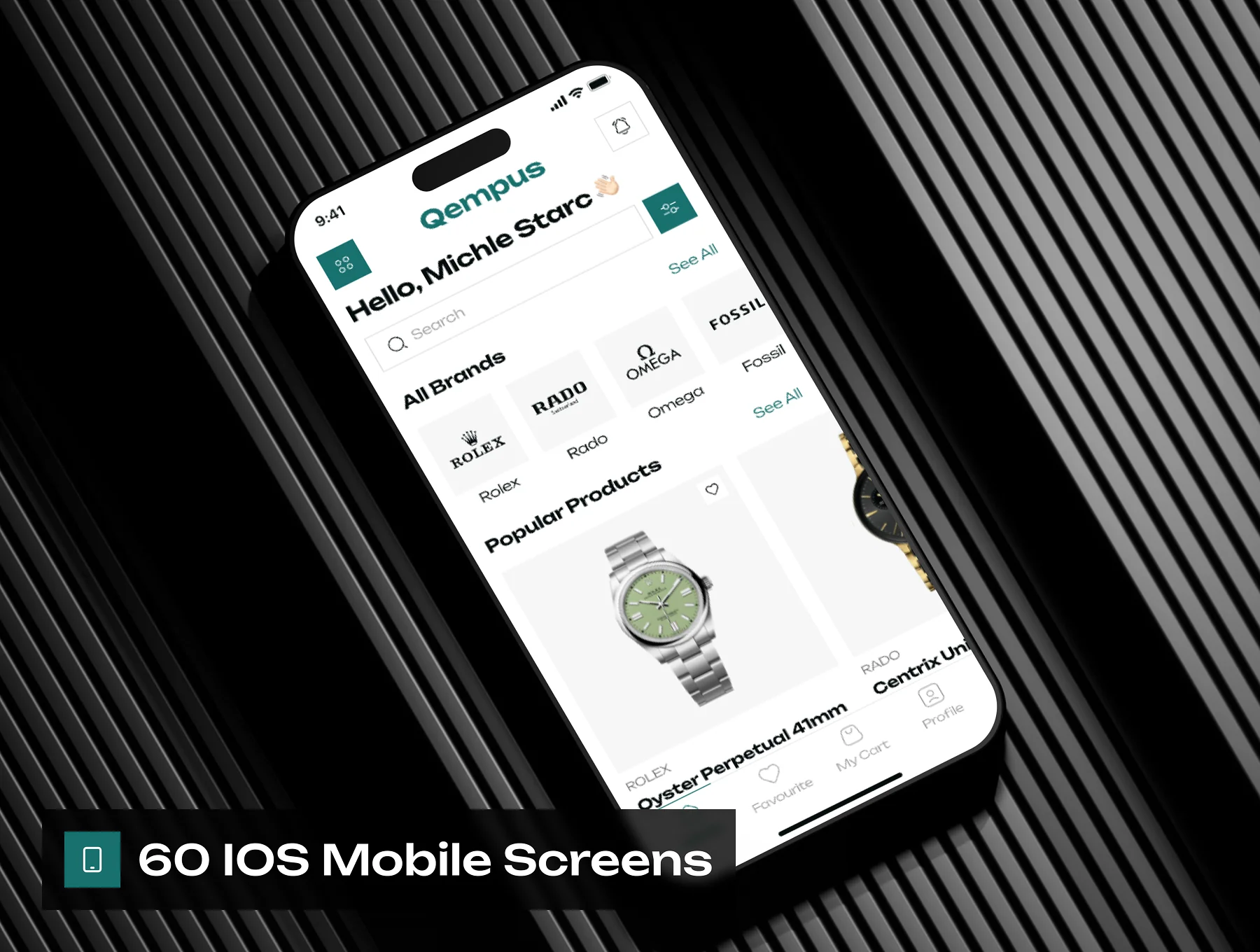 Qempus - Watch Store Ecommerce App UI Kit 9