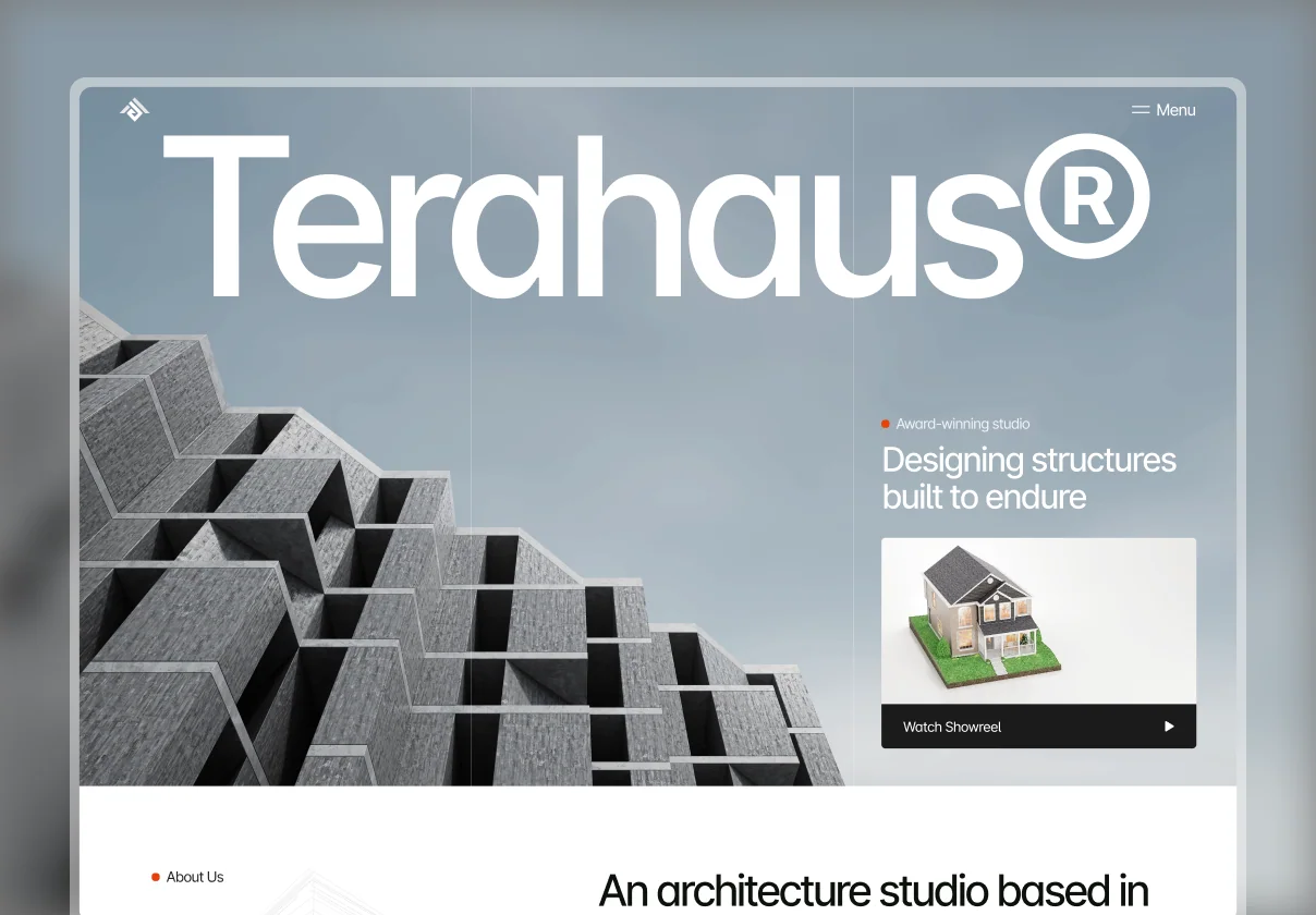 Terahaus – Architecture & Construction Framer Template