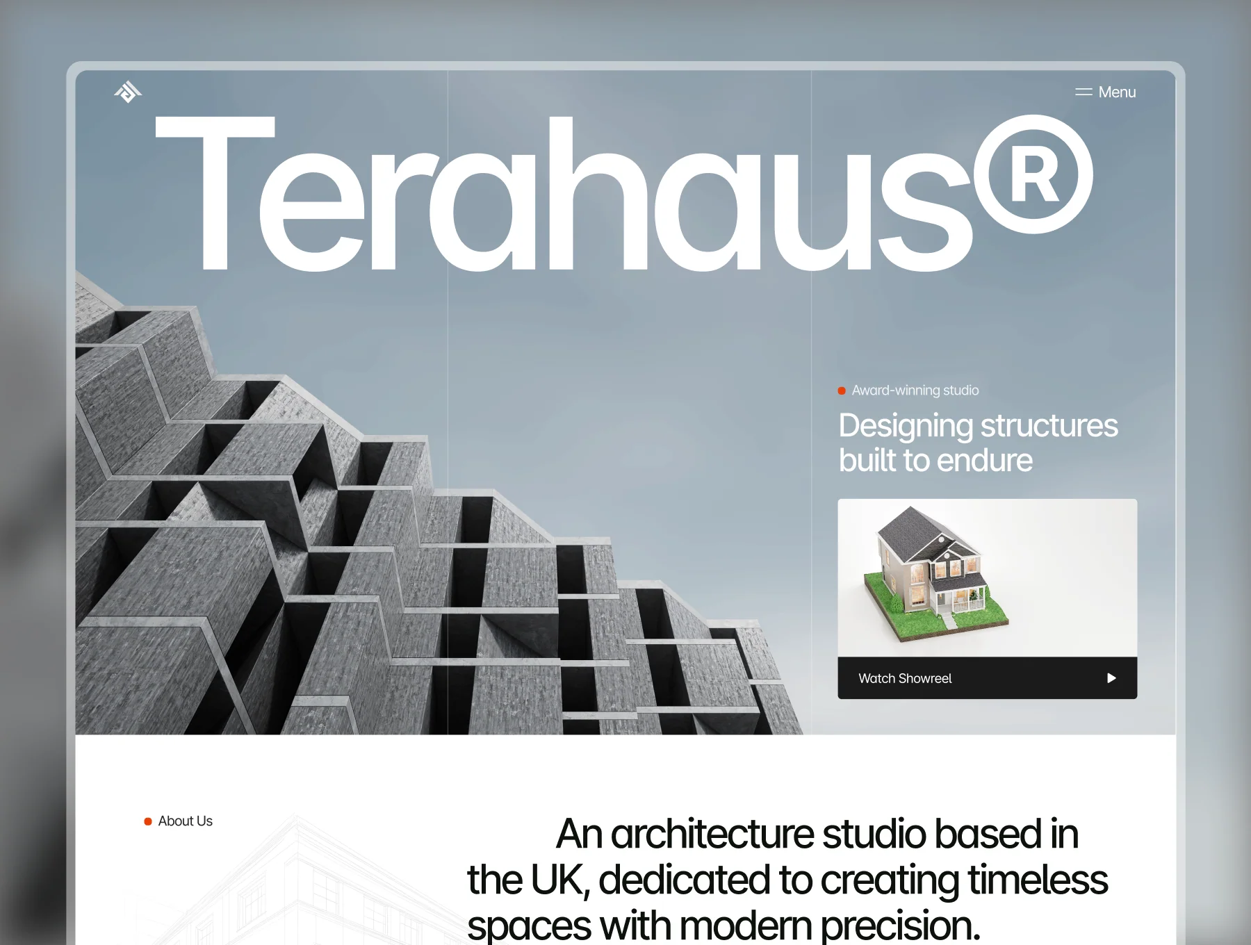 Terahaus – Architecture & Construction Framer Template