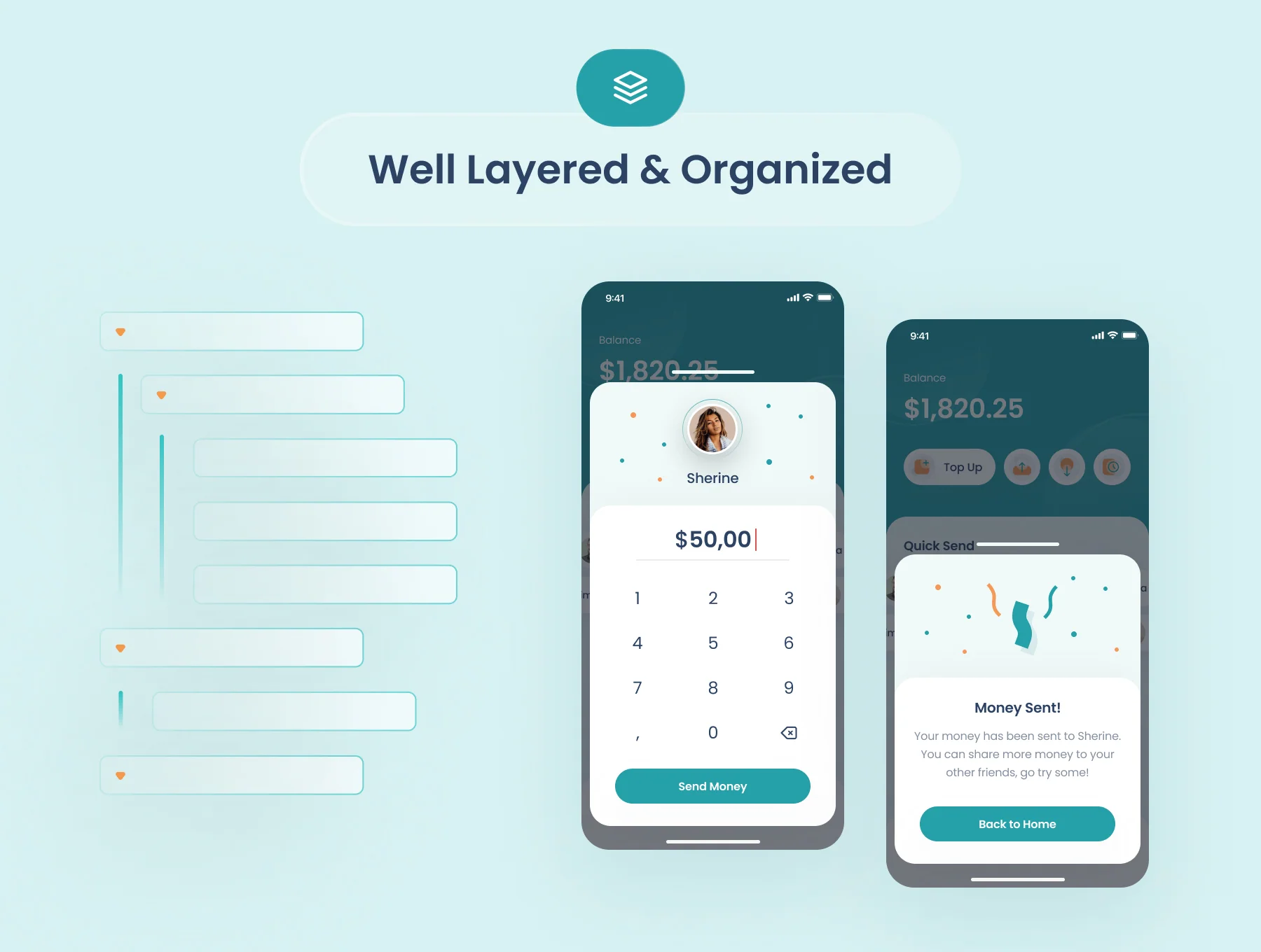 Teroz - E-Wallet App UI Kit 3