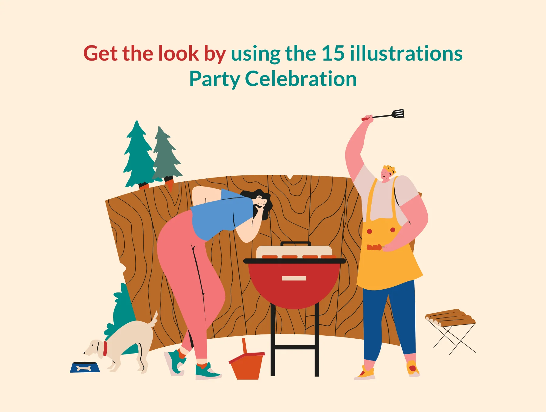 Terpesona Party & Celebration Illustration