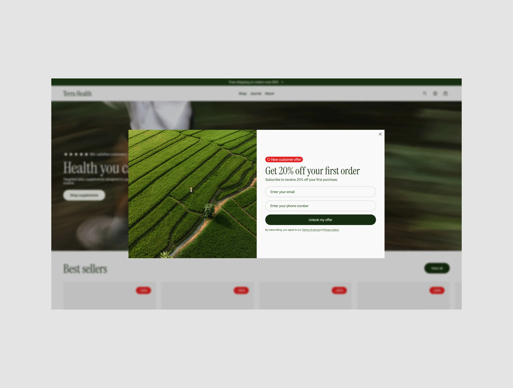 Terra Health Shopify Store E-Commerce Template 7