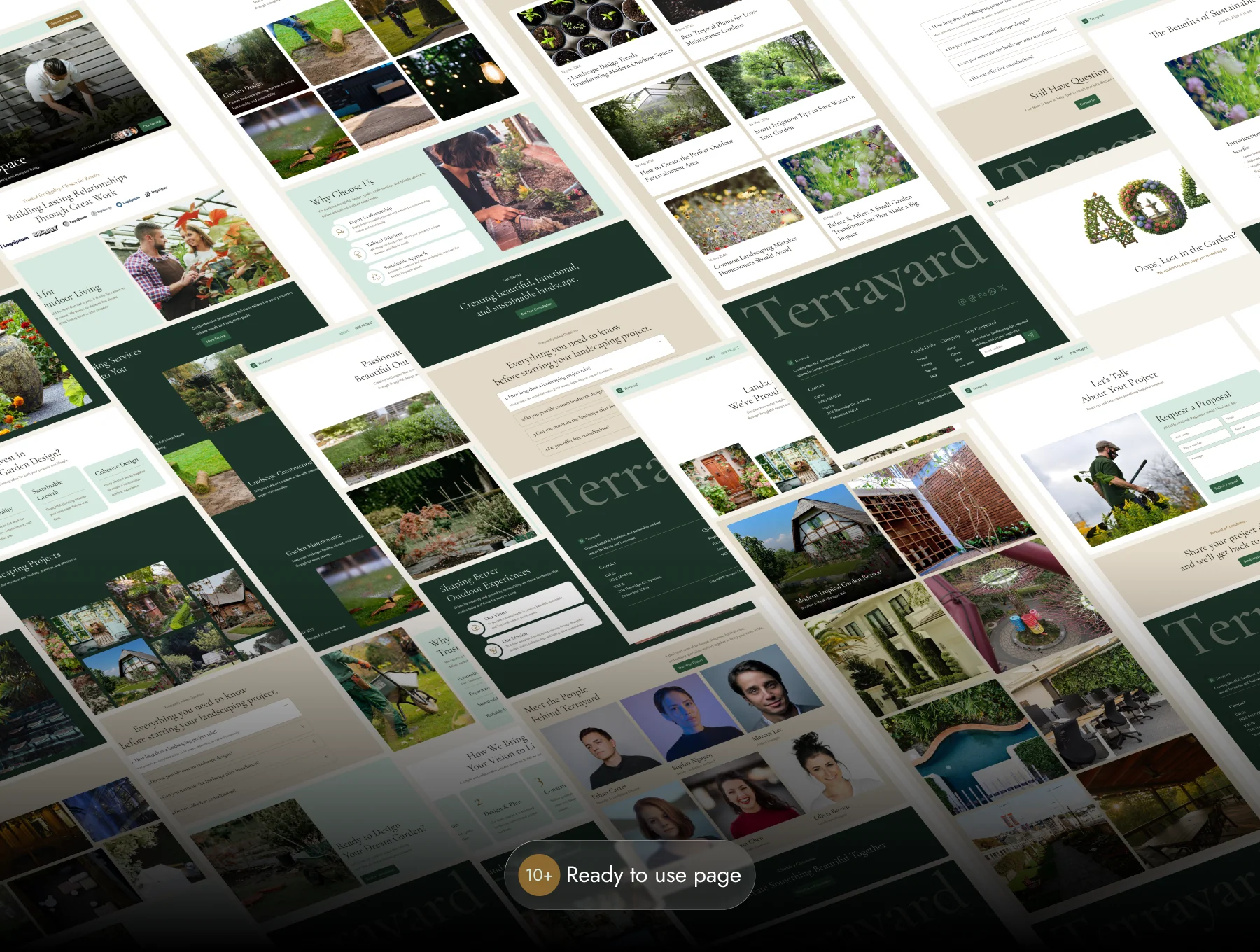 Terrayard – Garden & Landscaping Website UI Kit 6