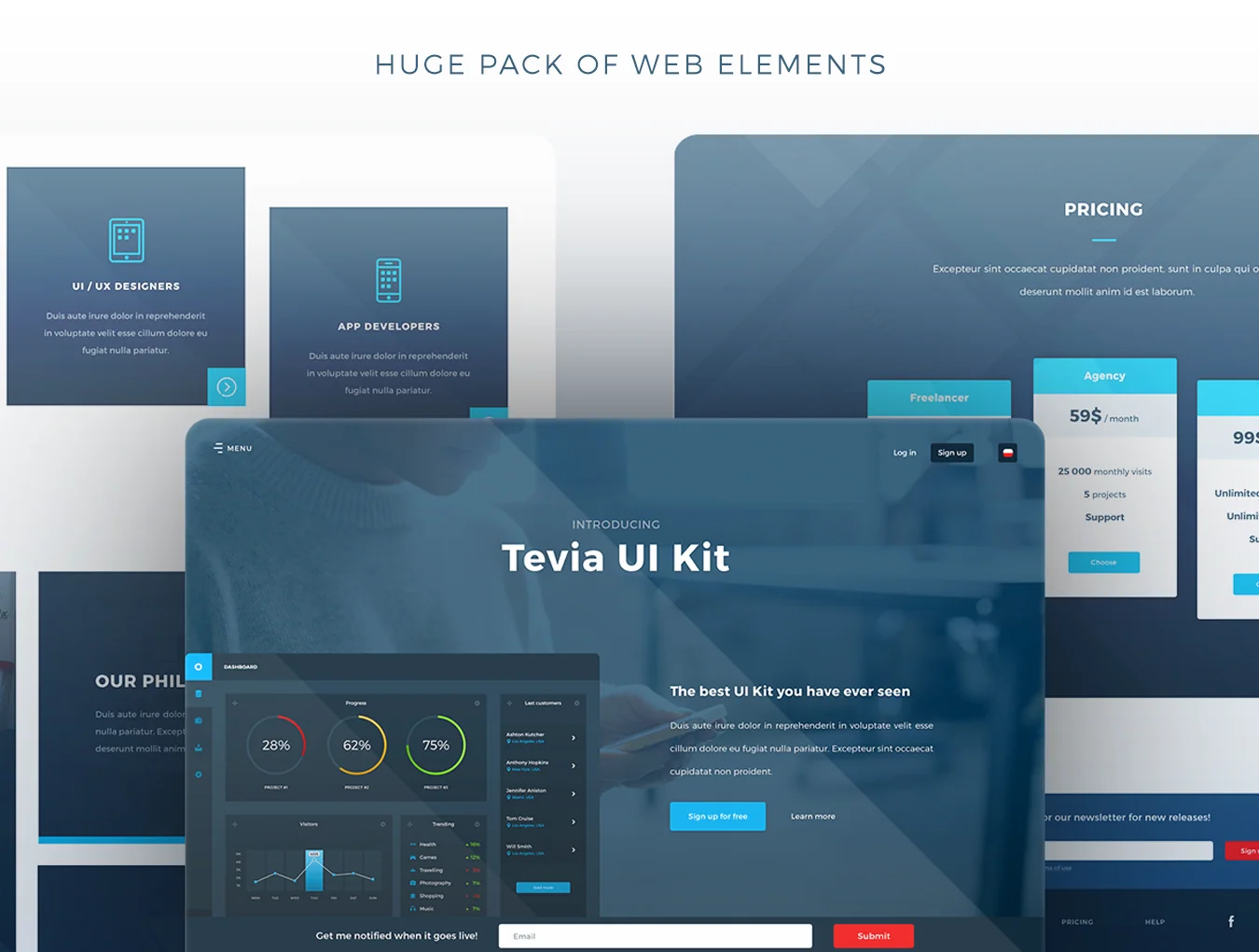 Tevia UI Kit