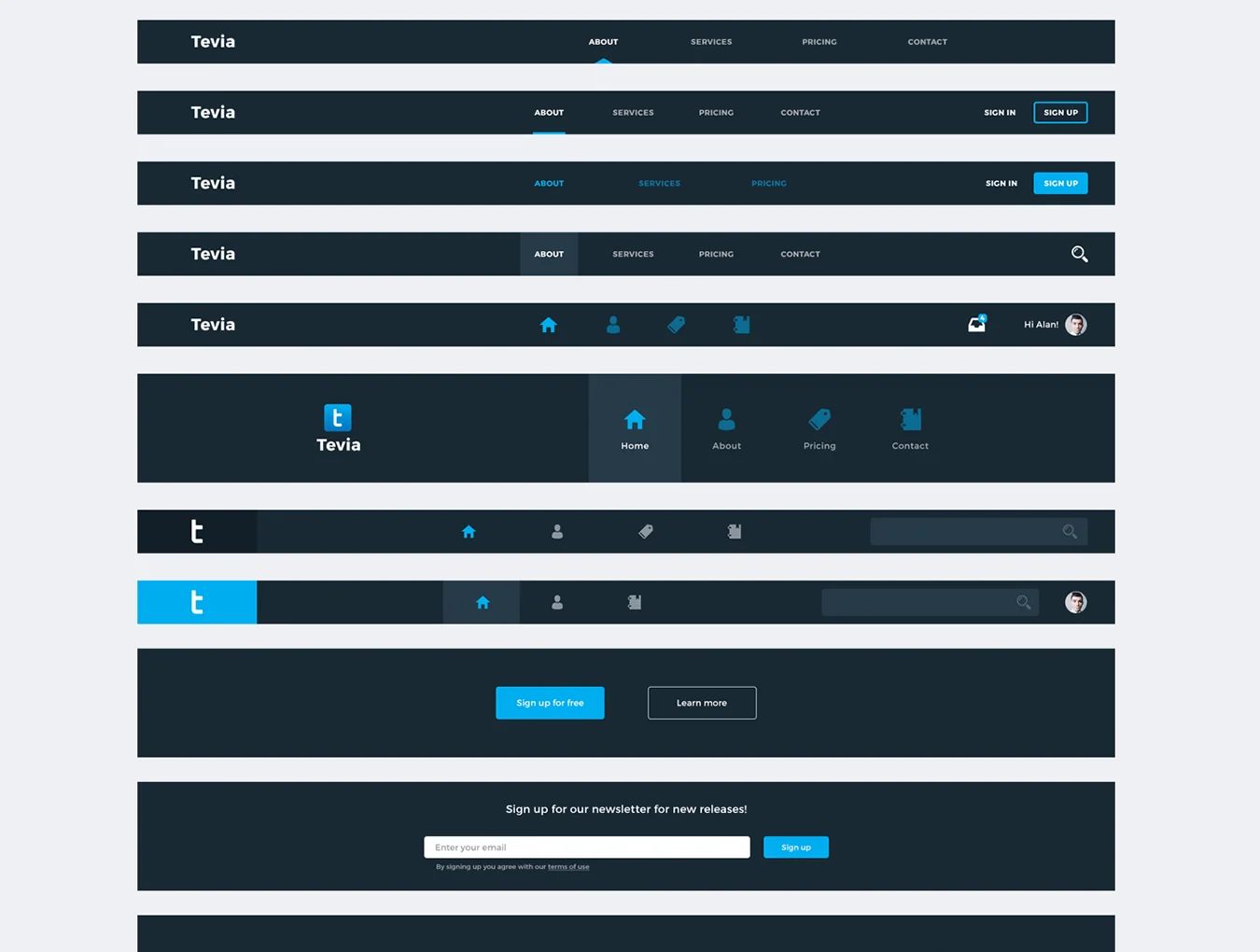 Tevia UI Kit 3