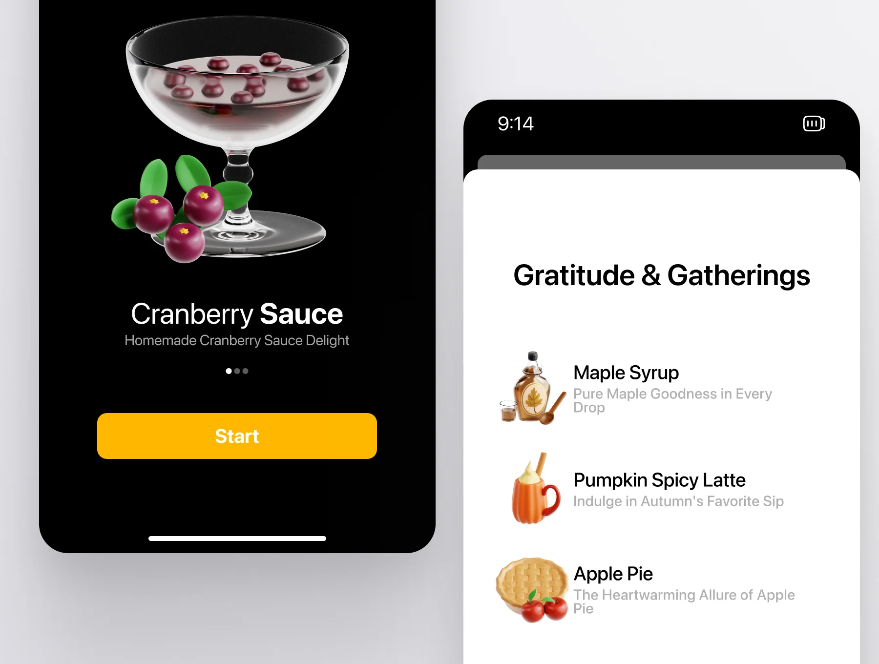 Thanksgiving 3D Icon Set 4