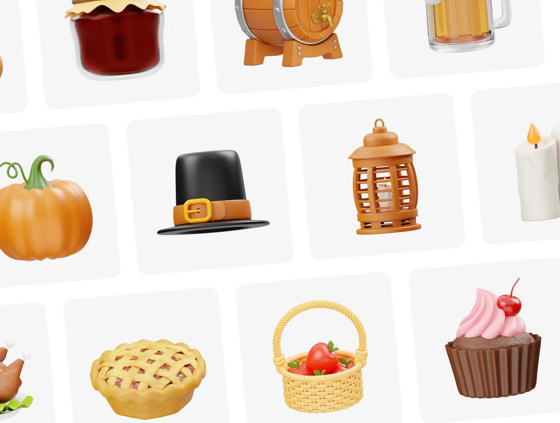 Thanksgiving 3D Icon 6