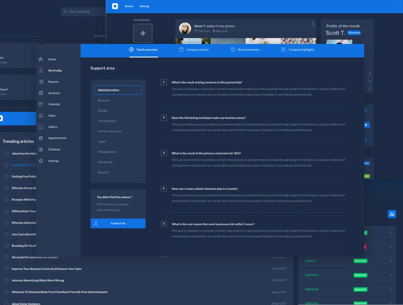 The Admin Web Dashboard UI Kit 5