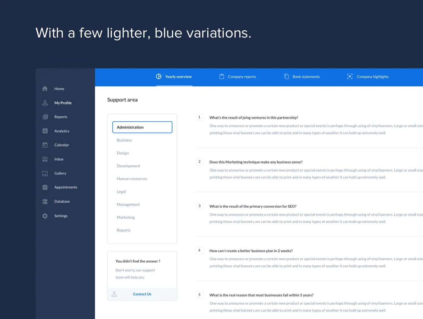 The Admin Web Dashboard UI Kit 8
