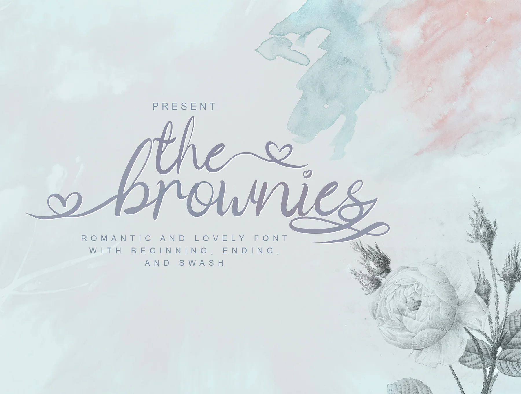 The Brownies | Romantic Love Font