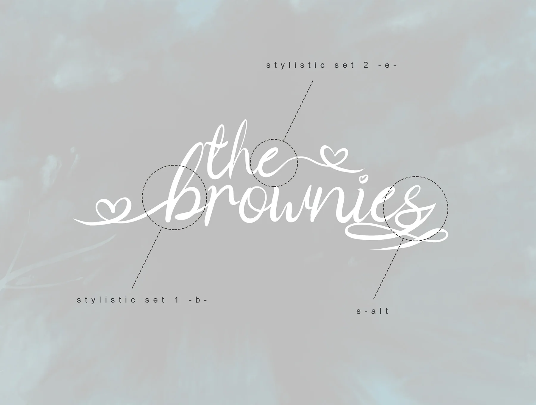 The Brownies | Romantic Love Font 2