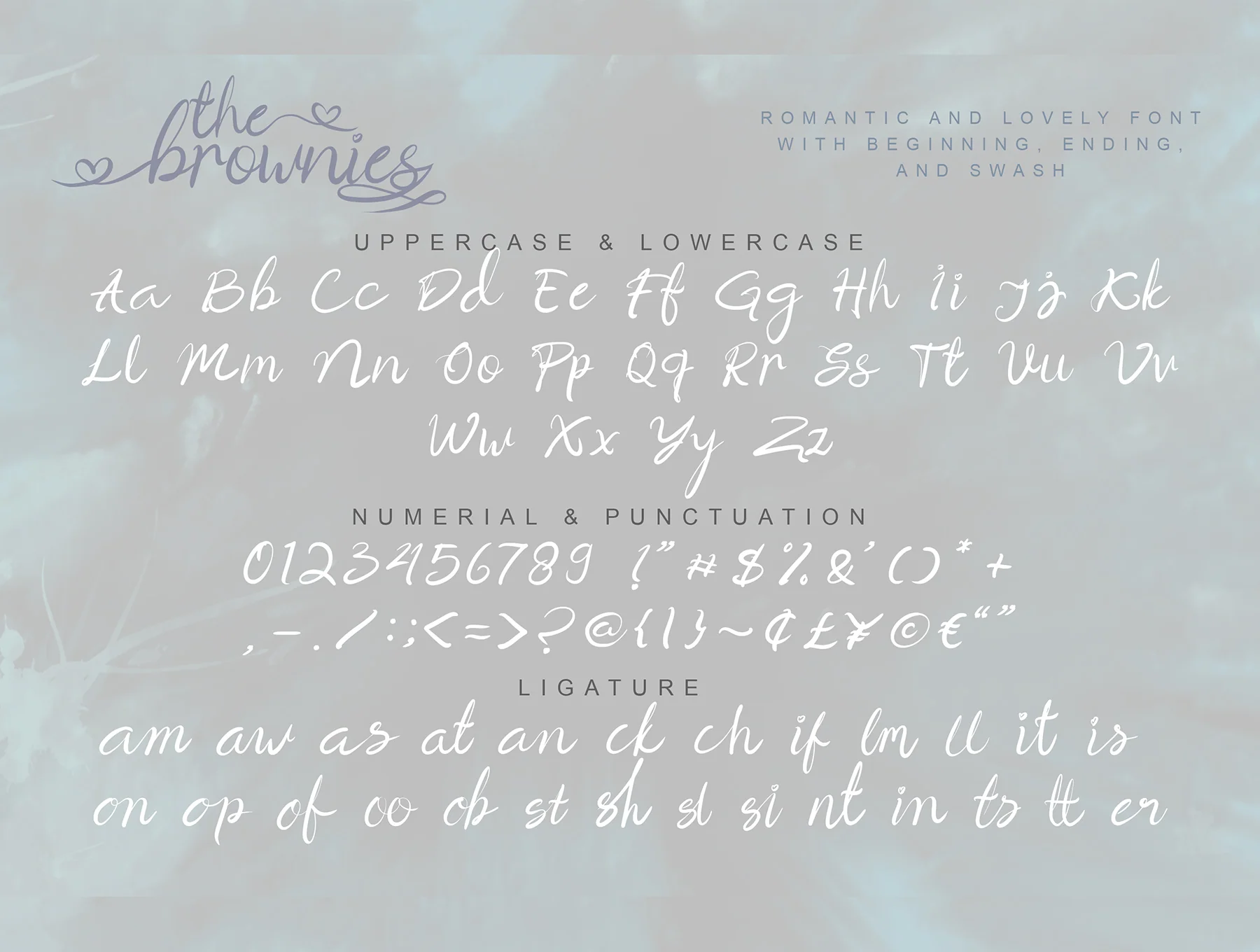 The Brownies | Romantic Love Font 5