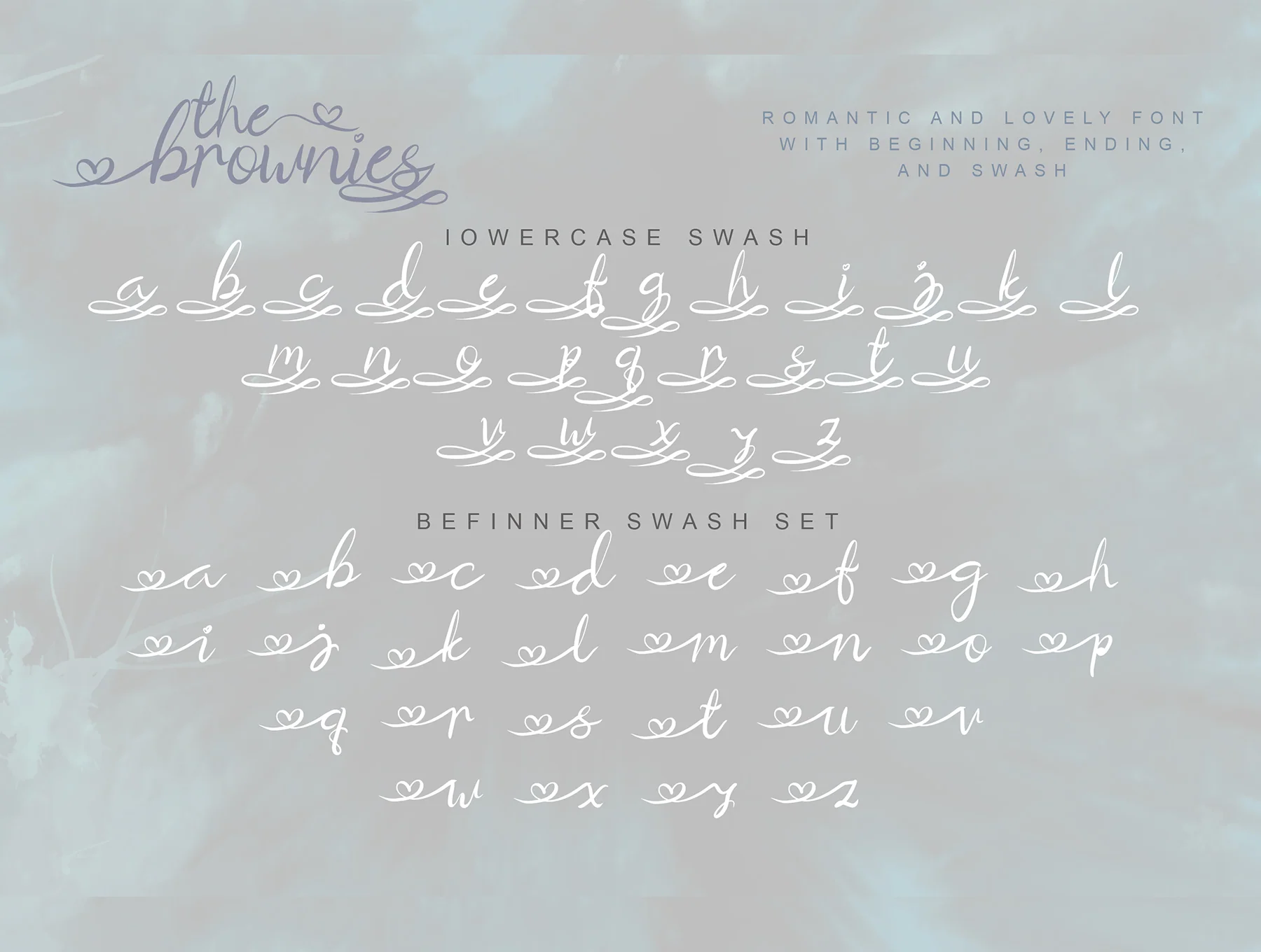 The Brownies | Romantic Love Font 6