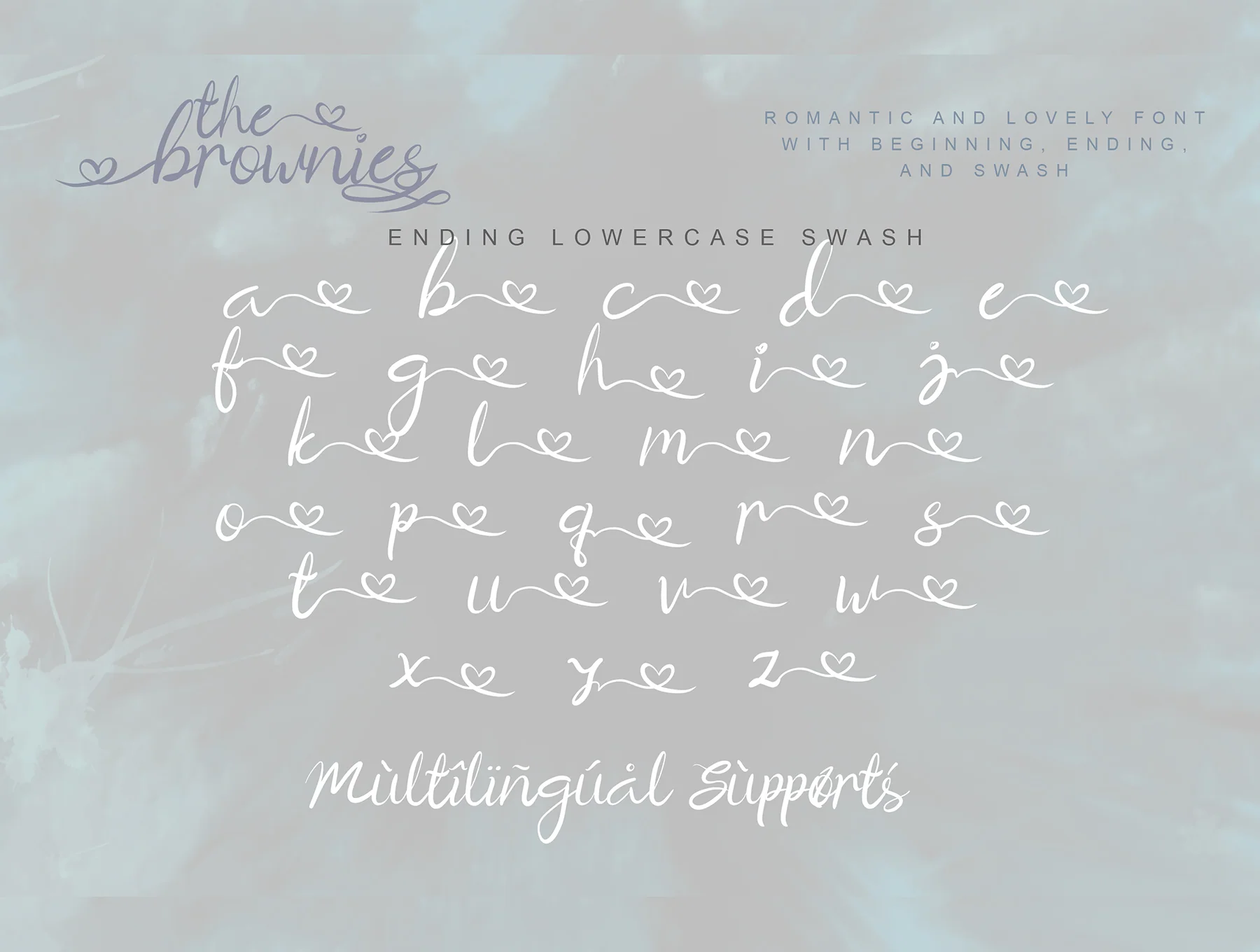 The Brownies | Romantic Love Font 7