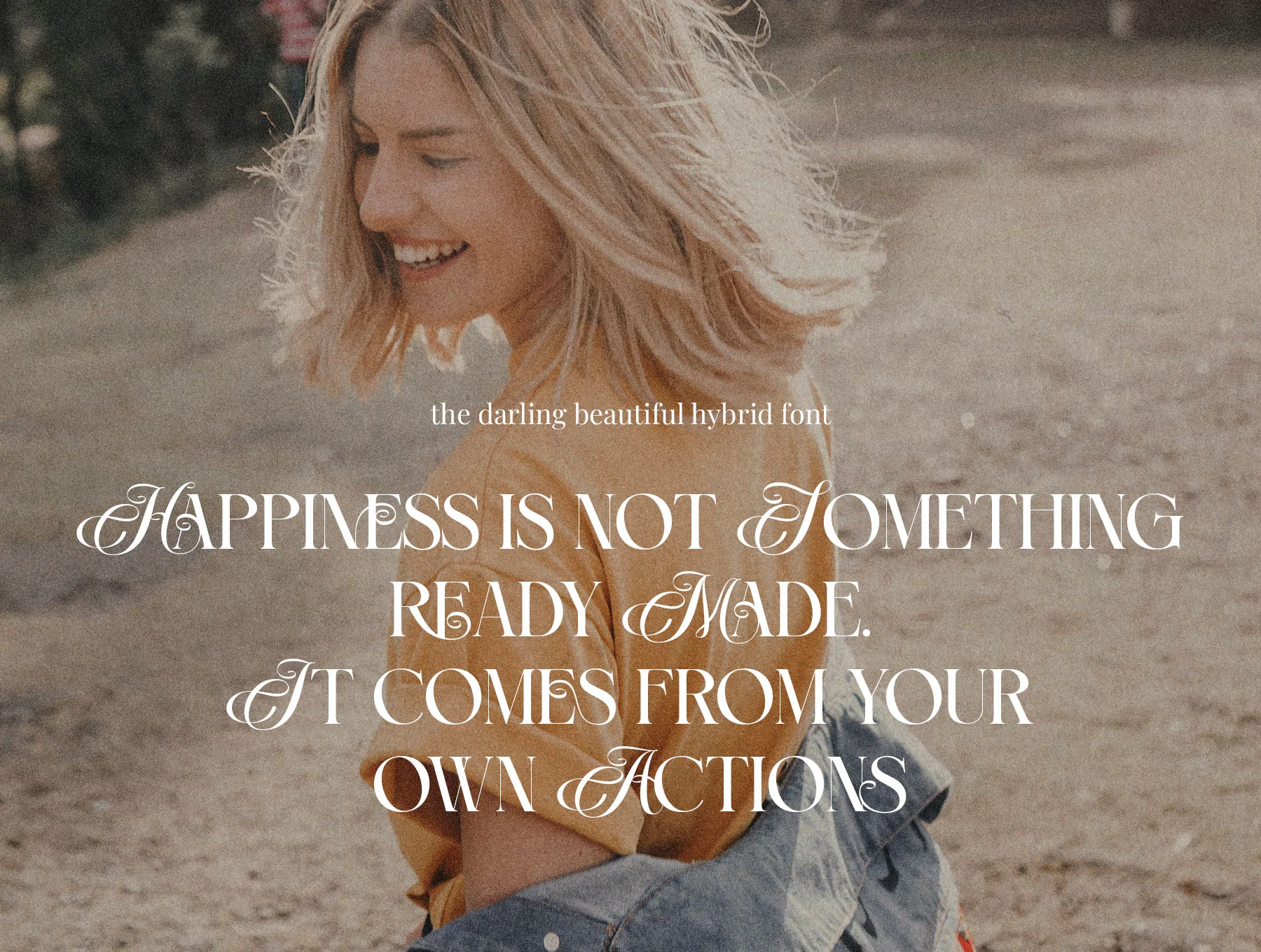 The Darling Modern Hybrid Serif Font 6