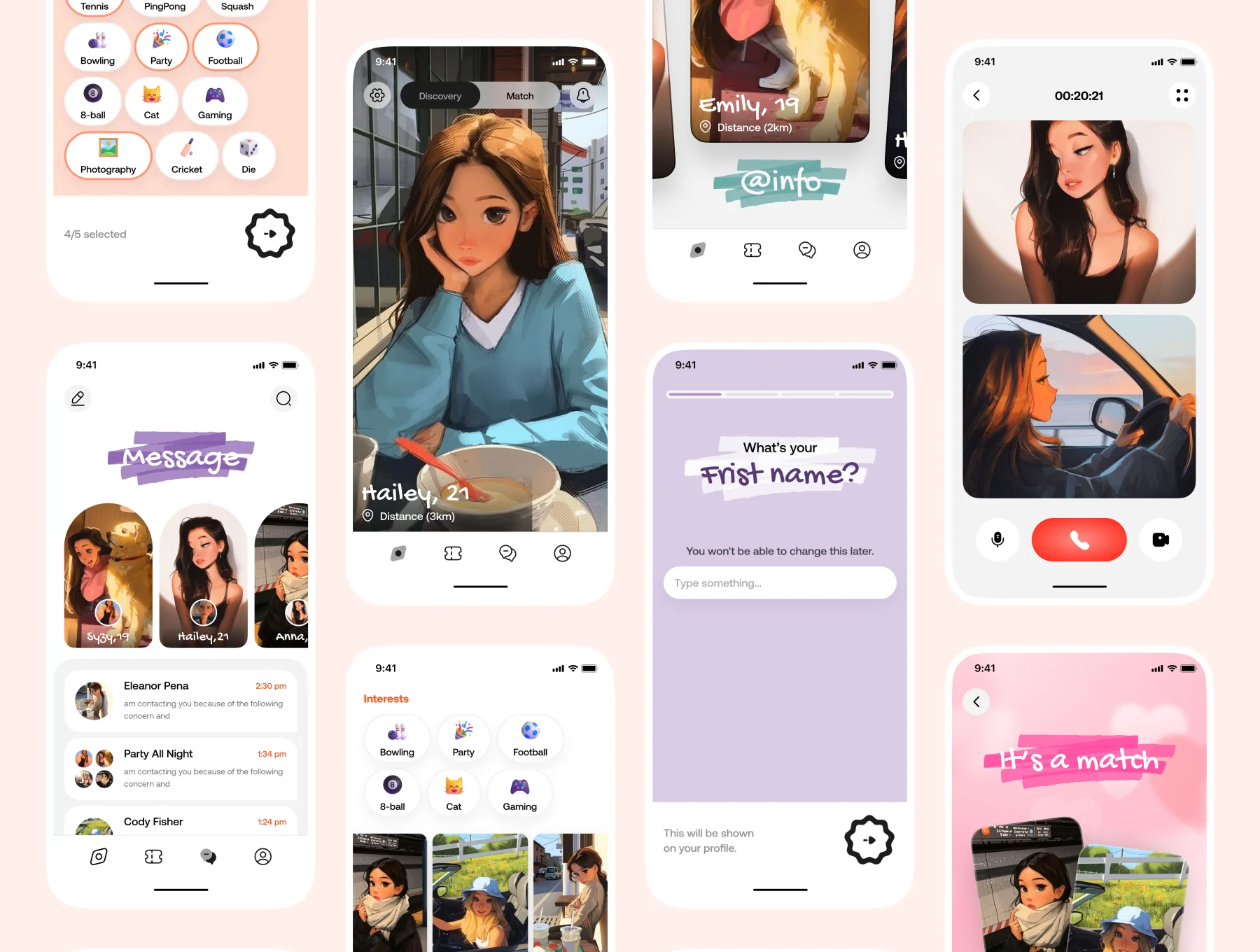 Dating App UI Kit 6