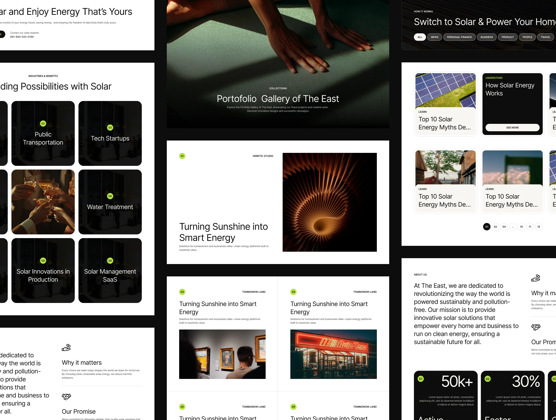 The East - Solar Panel Landing Page 5