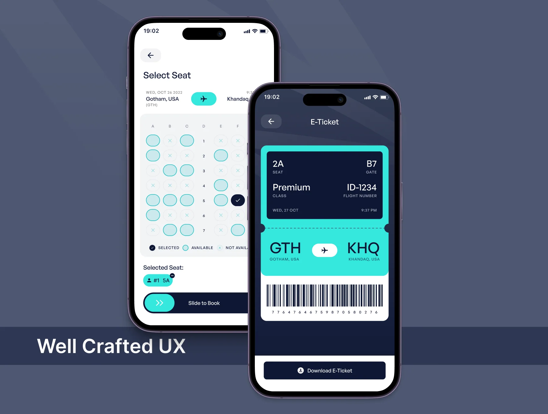 The Flight - Flight Booking App UI Kits 2