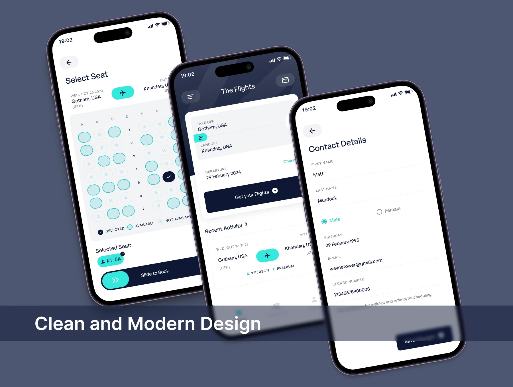 The Flight - Flight Booking App UI Kits 3