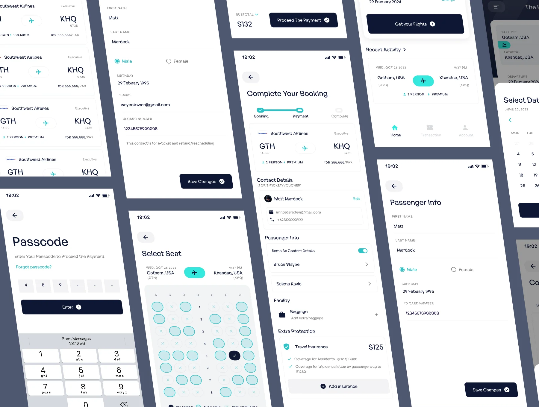 The Flight - Flight Booking App UI Kits 5