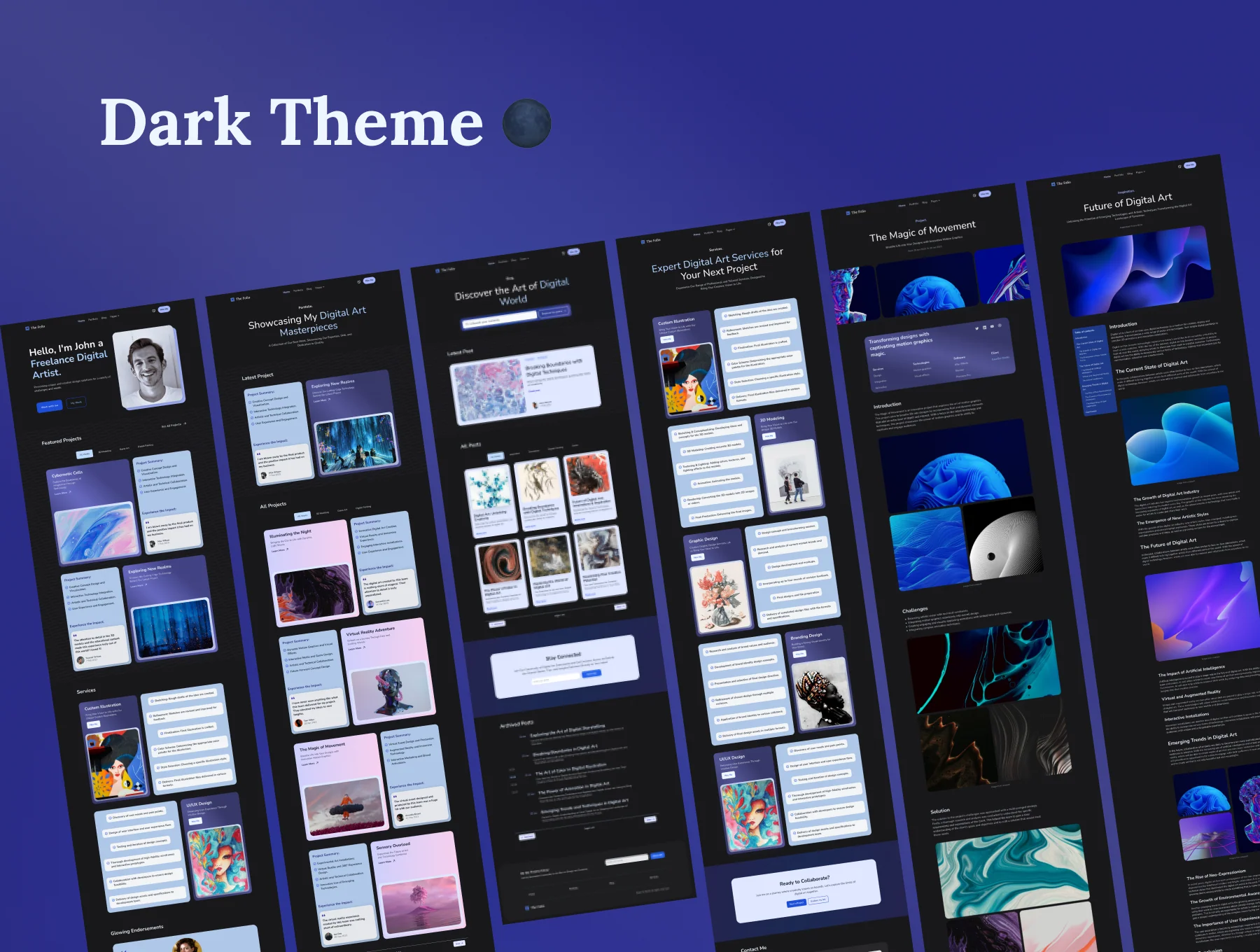 The Folio - Portfolio, Blog, and Personal Website Template. 6