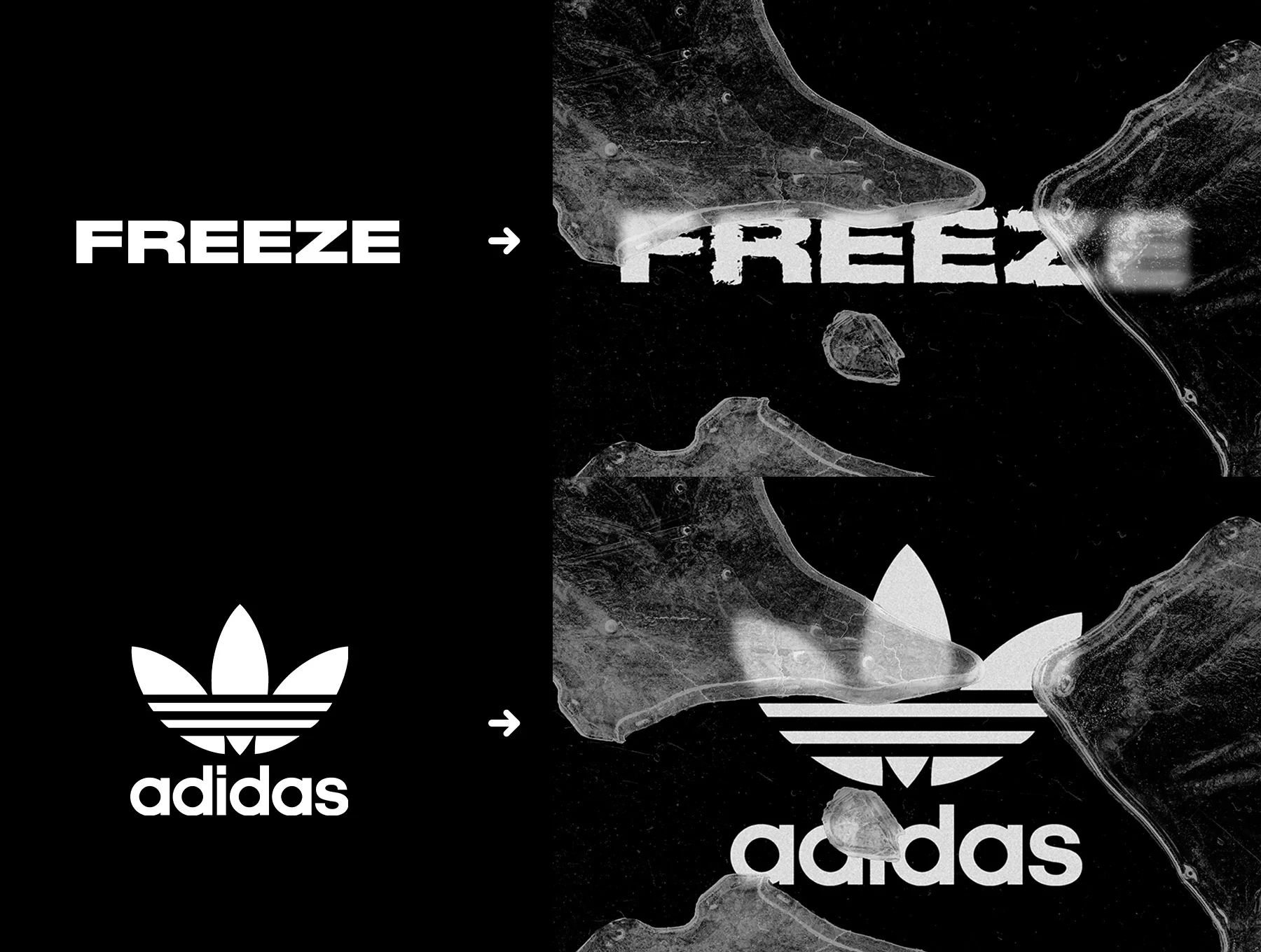 The Fridge Frozen text effects 3