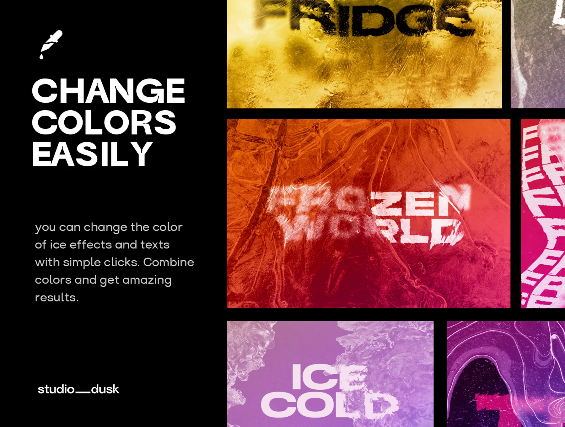 The Fridge Frozen text effects 4