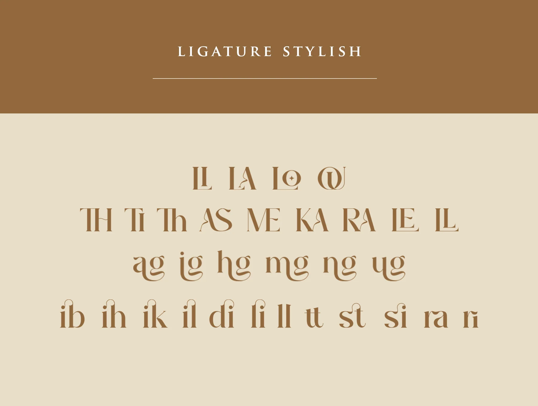 The Glamoure Serif 9