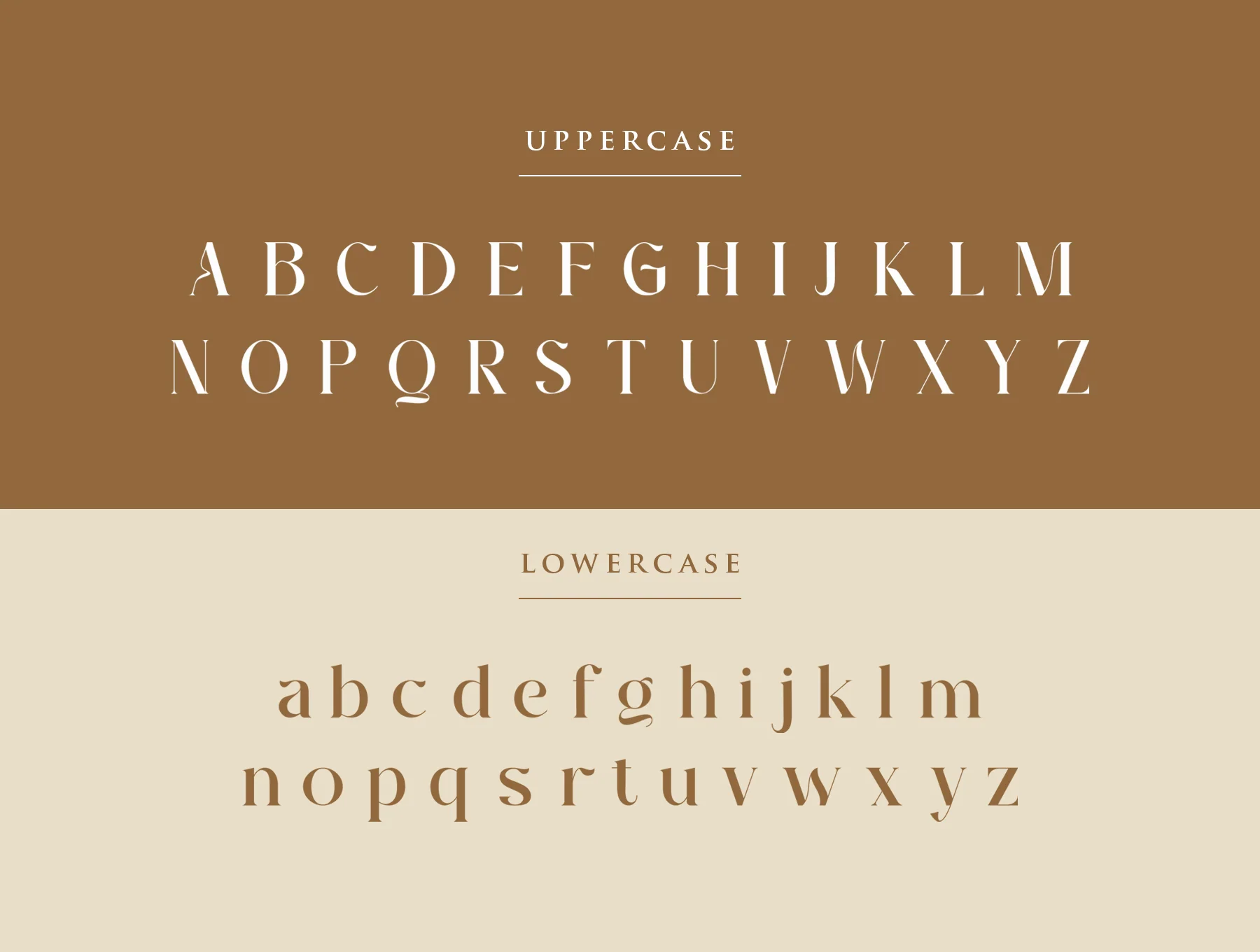 The Glamoure Serif 8
