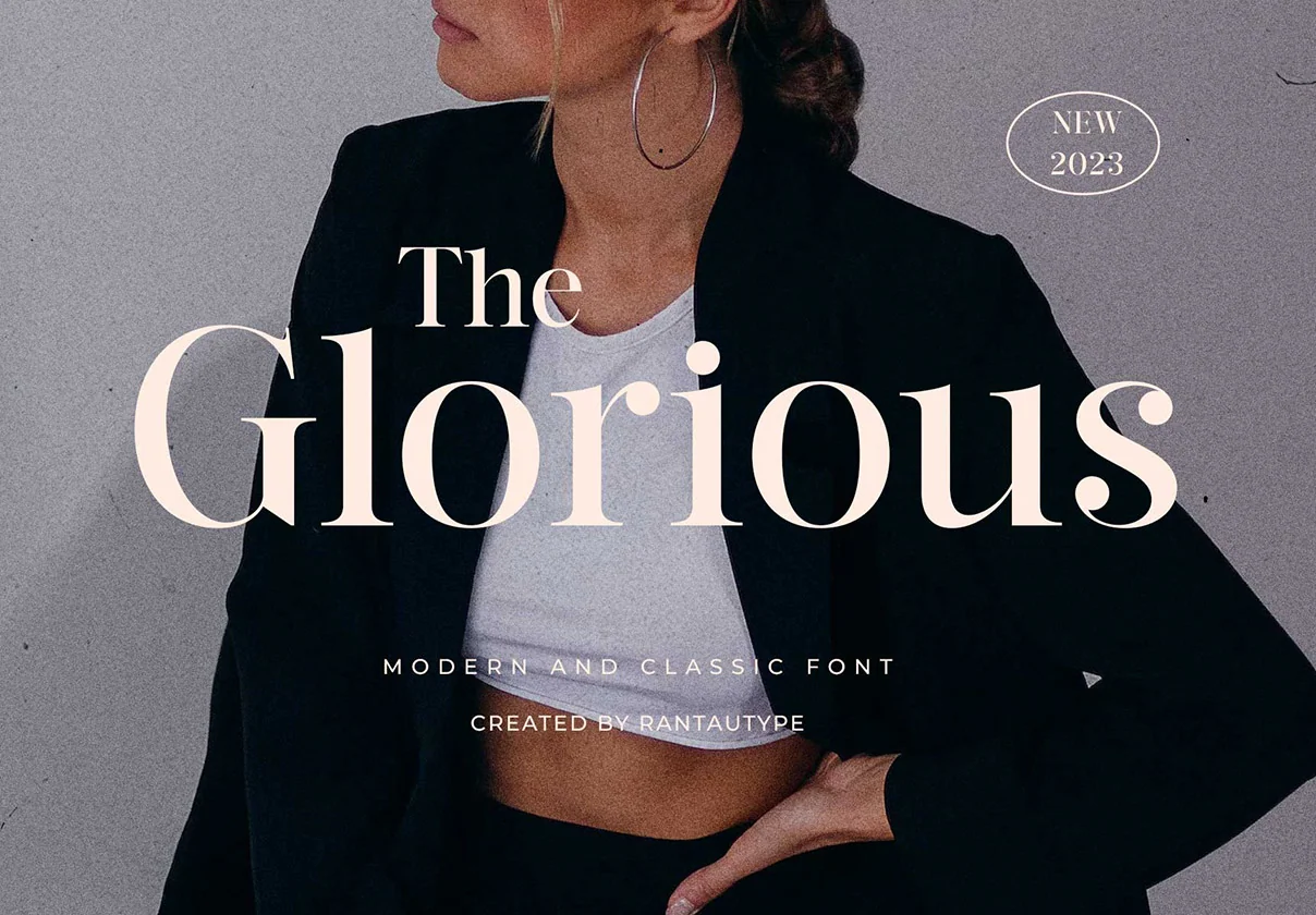 The Glorious Modern and Classic Font