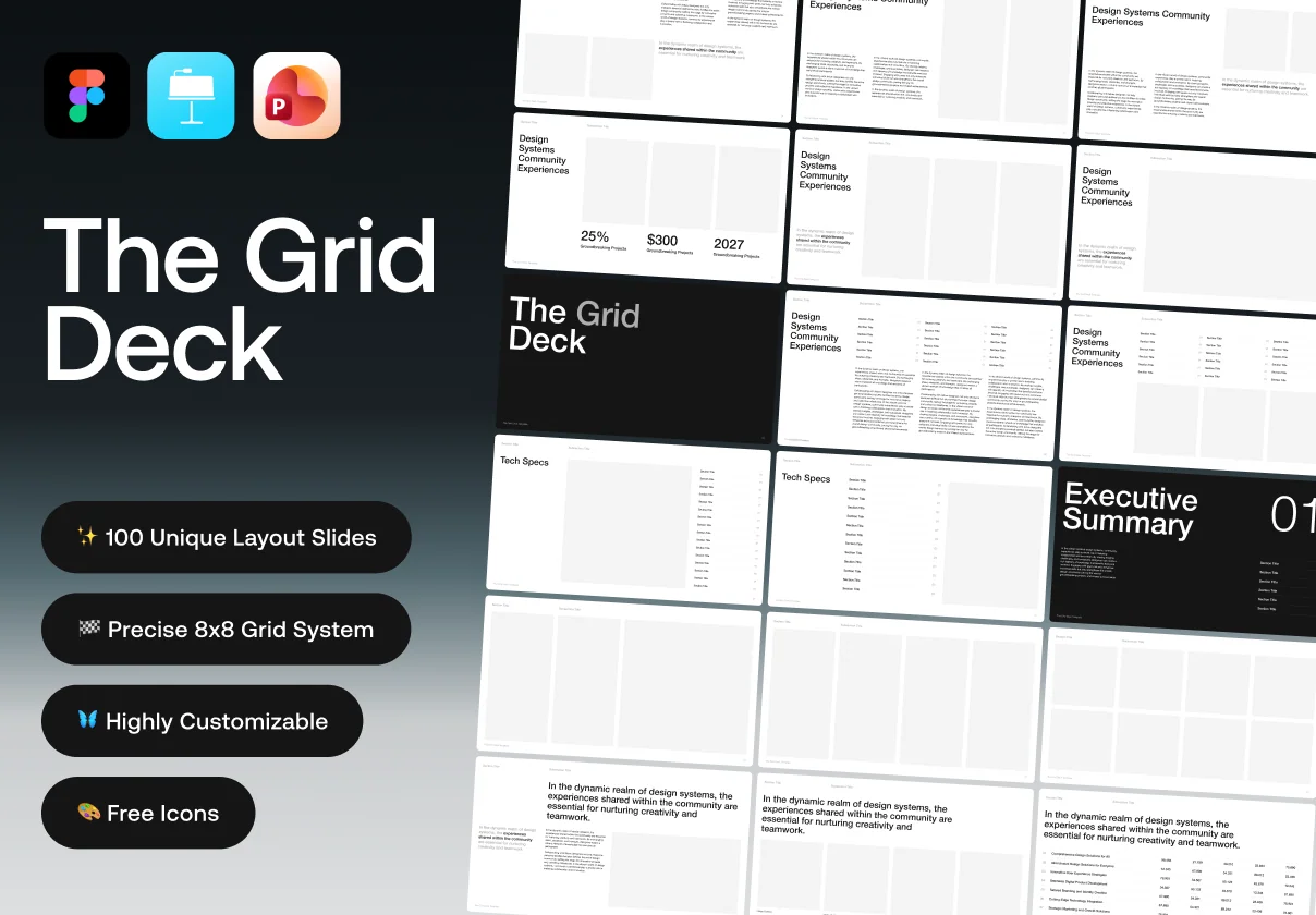 🏁 The Grid Deck Template