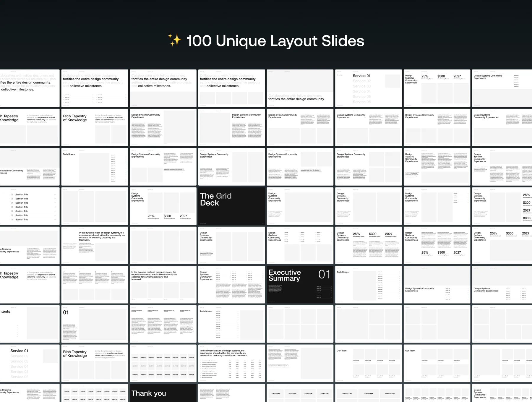 🏁 The Grid Deck Template