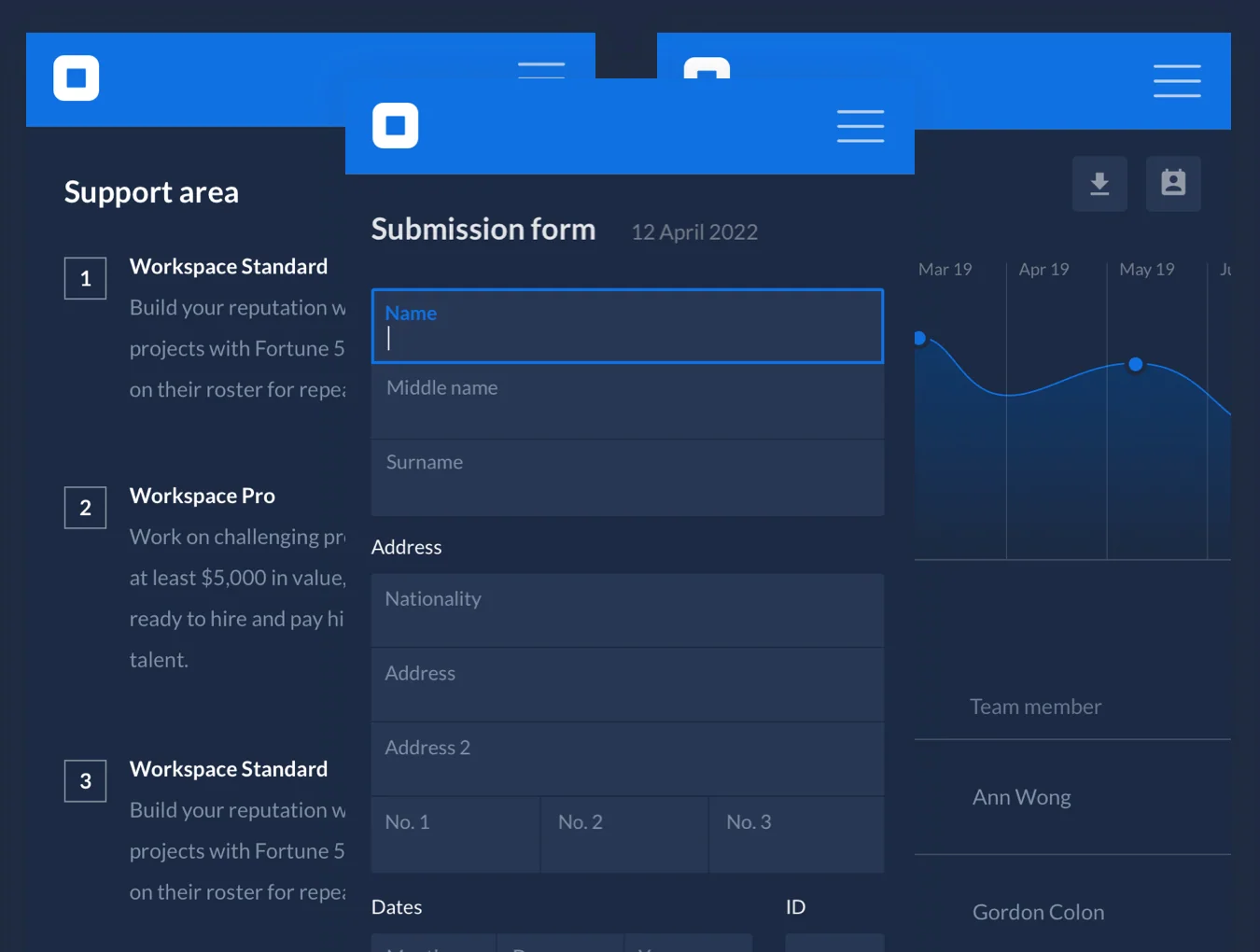 The Mobile Admin Dashboard UI Kit 5