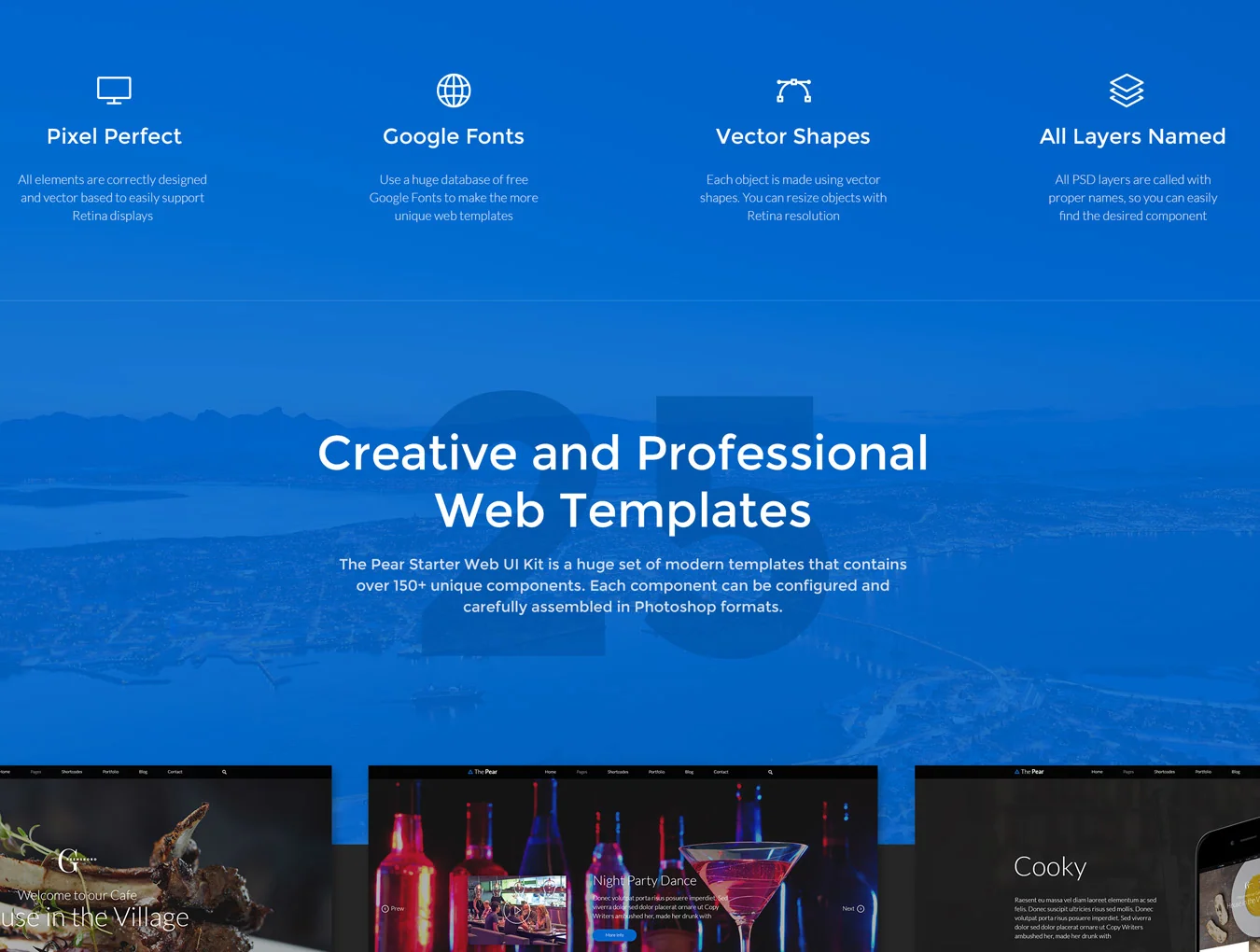 The Pear Starter Web UI Kit 2