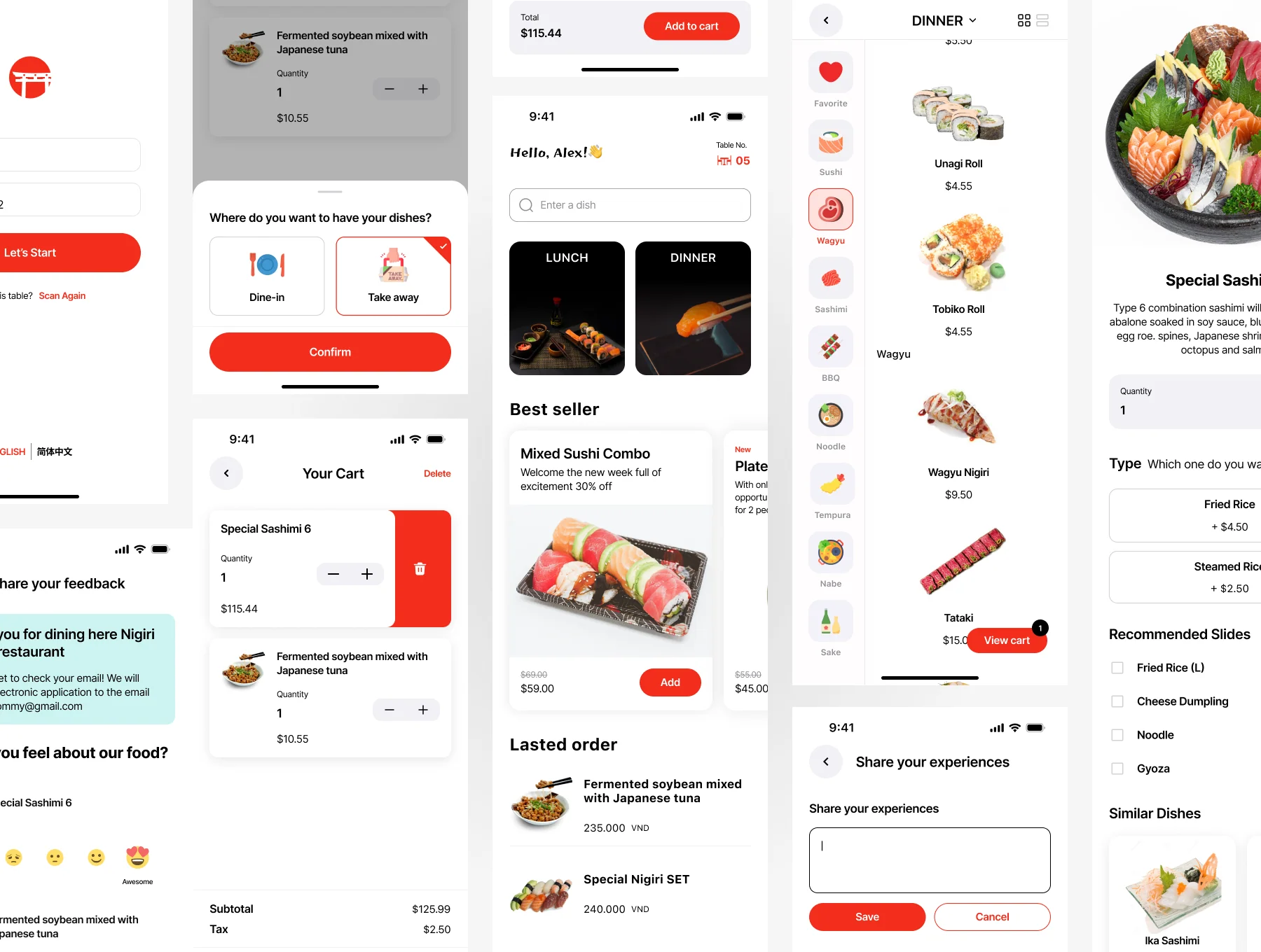 The QR Code Menu Restaurant Mobile UI Kit 3