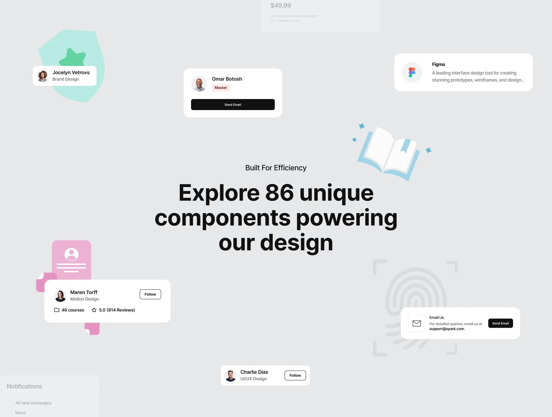 86 responsive screens — Learning platform UI Kit 8