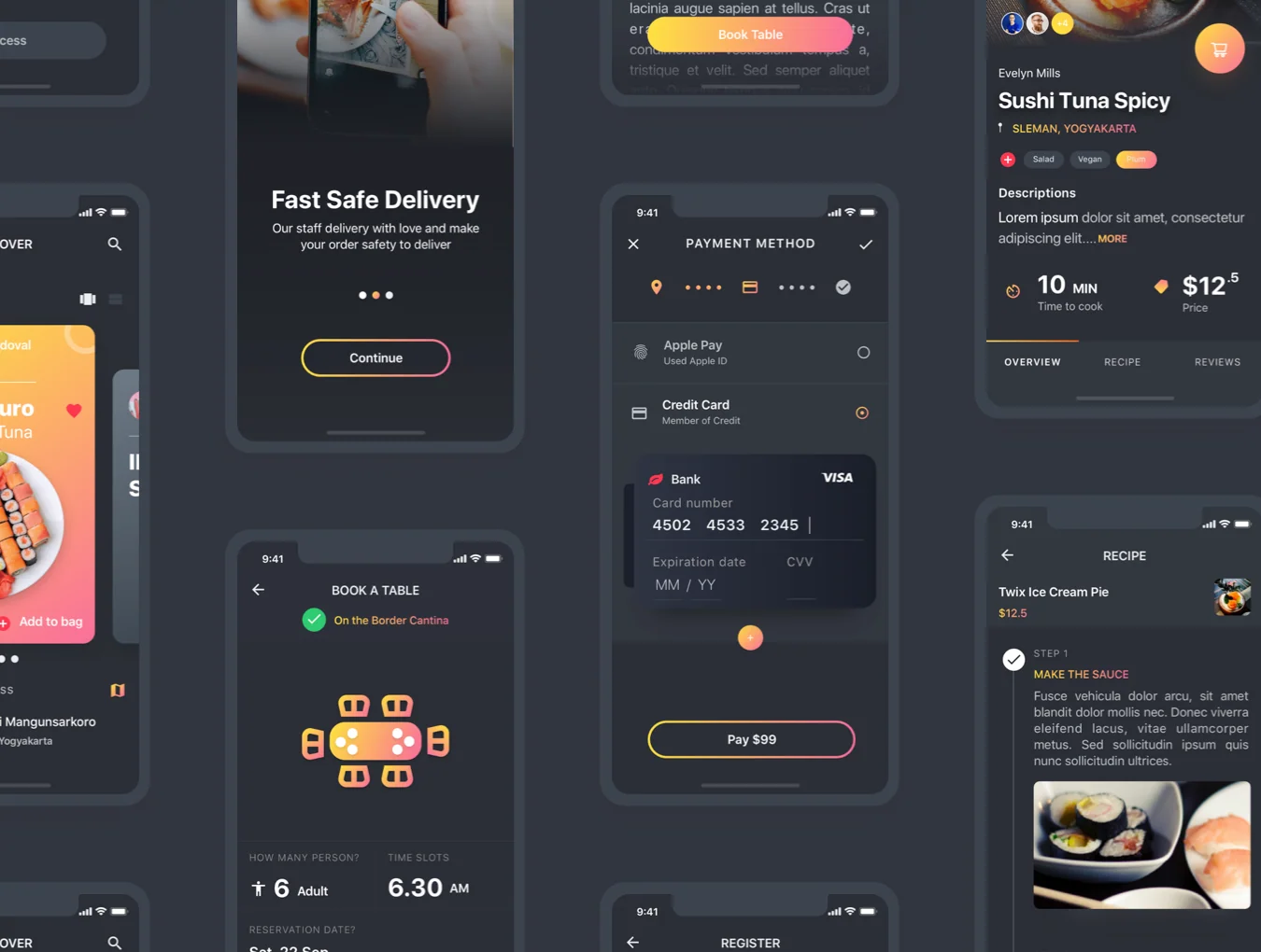 The Table Restaurant UI Kit 2