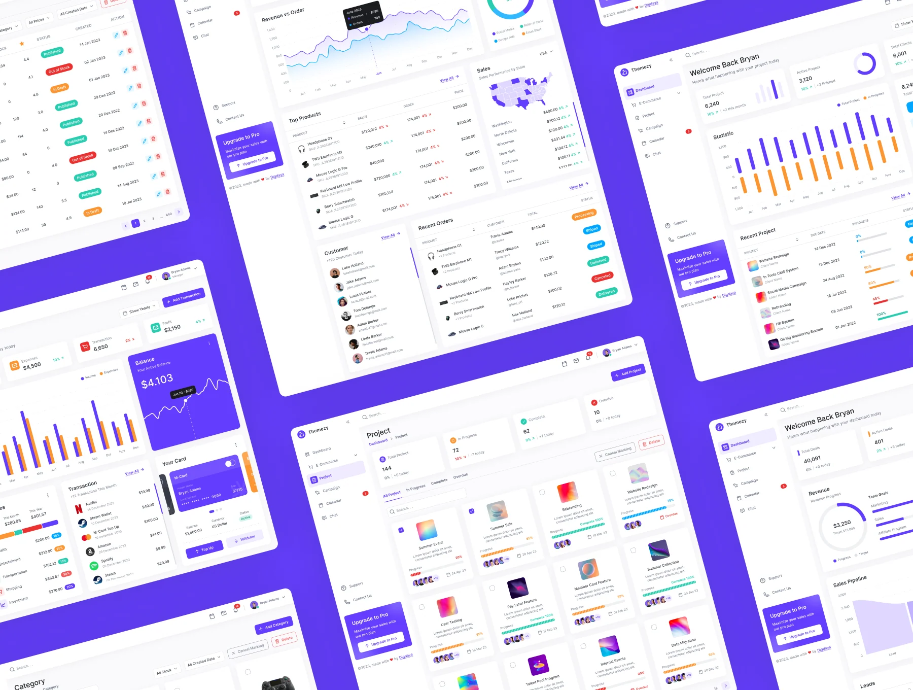 Themezy Dashboard Kit 6