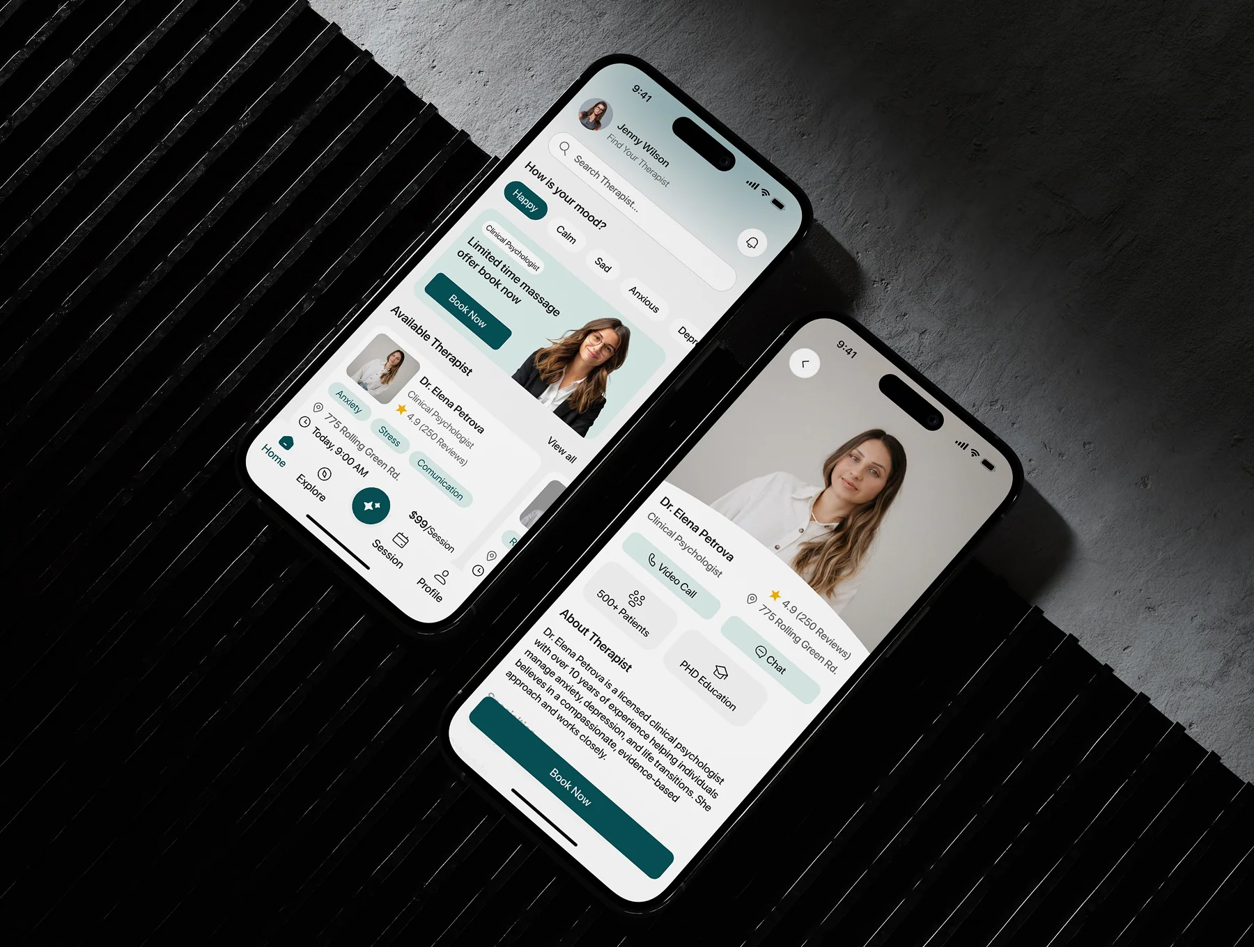 TheraAI - Therapist Booking App UI Kit 7