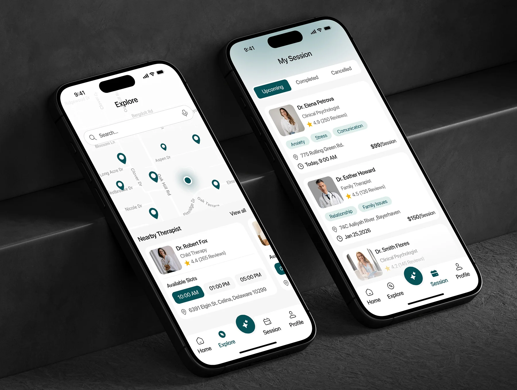 TheraAI - Therapist Booking App UI Kit 8