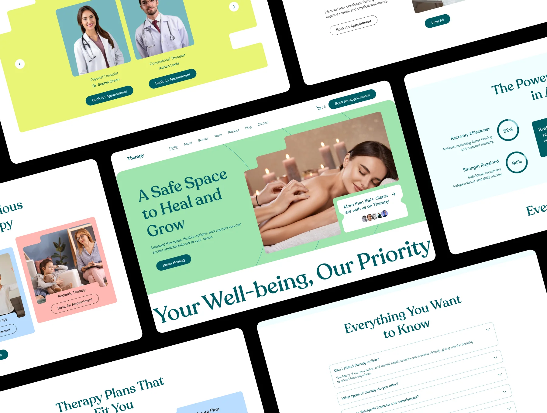 Therapy Website Template UI Kit 3