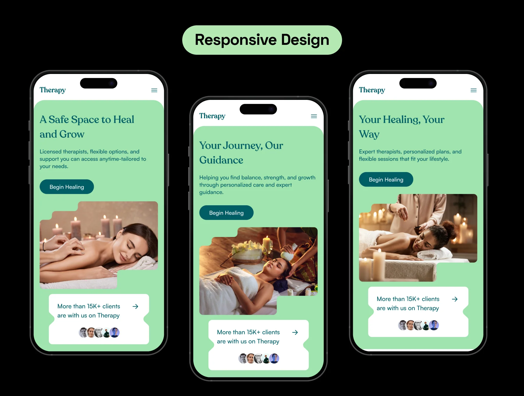 Therapy Website Template UI Kit 7