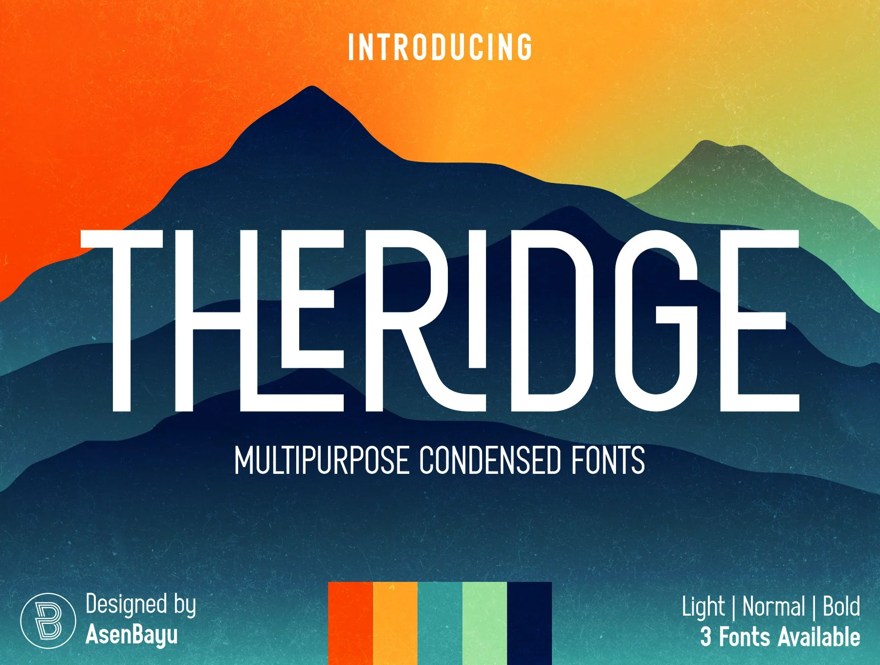 Theridge Fonts Family
