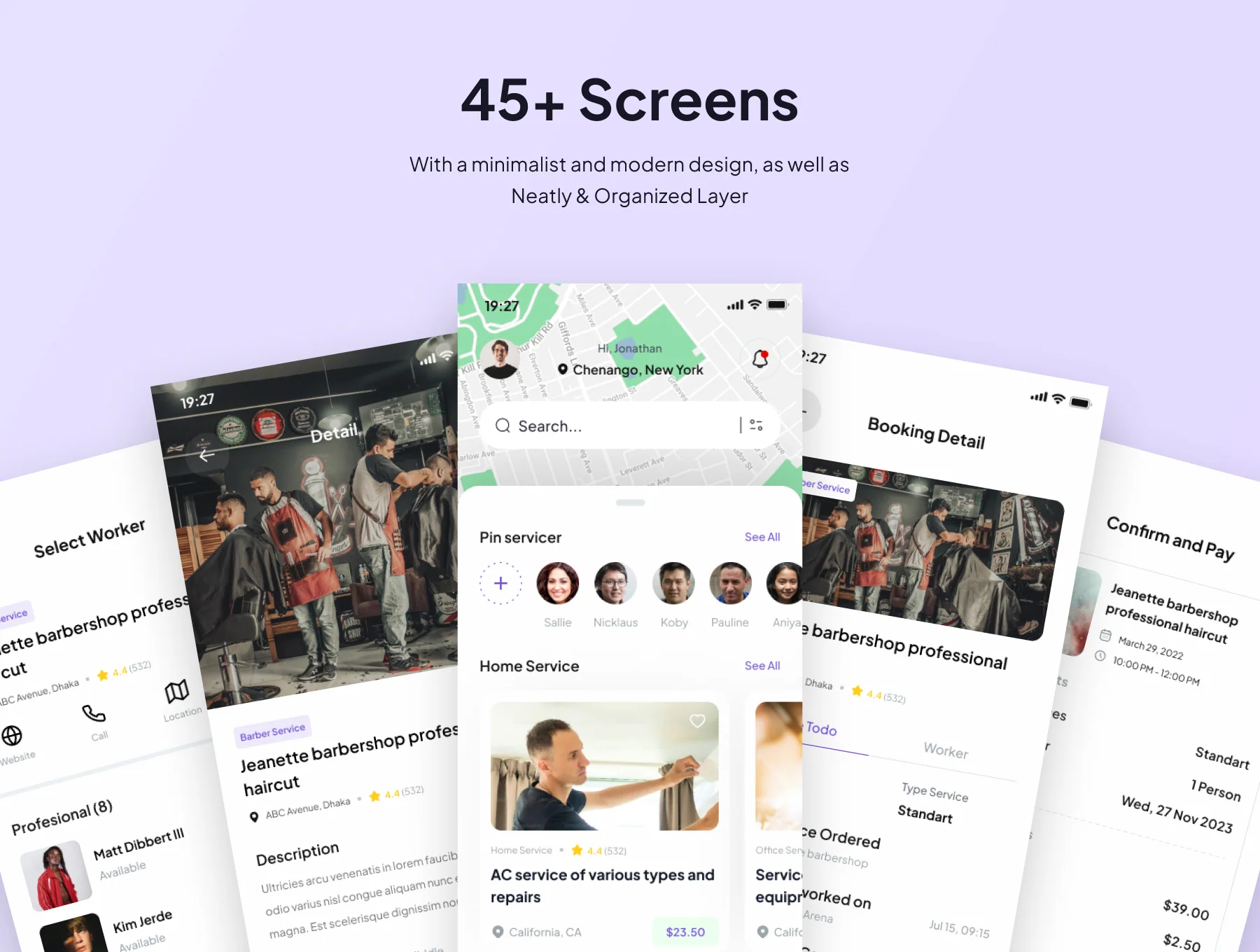 Theserve - Home Service Premium UI KIts App 4