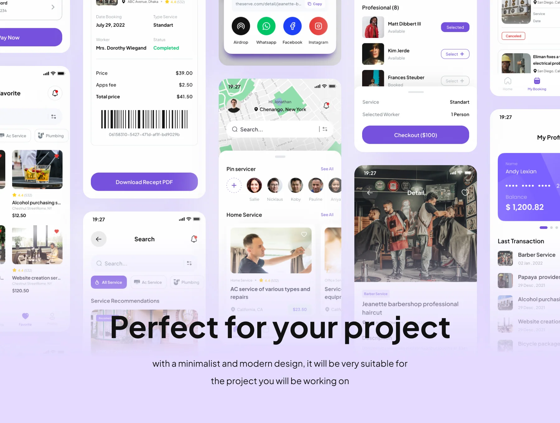 Theserve - Home Service Premium UI KIts App 5