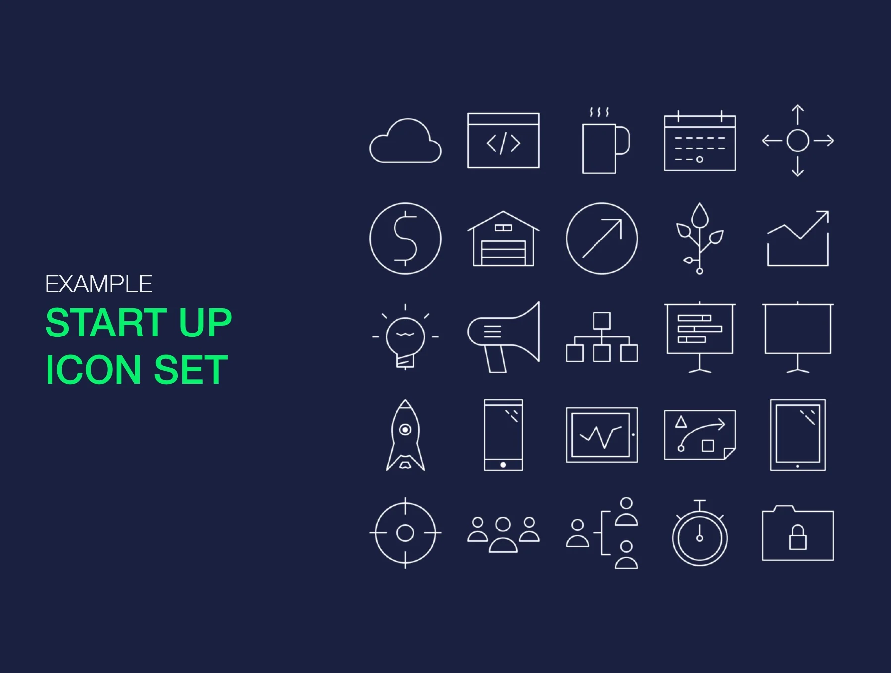 Thin Icons – Mega Bundle – 3000+ Icons 2