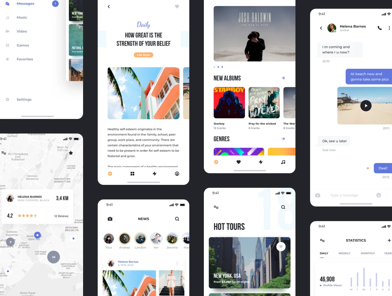 Think Mobile UI Kit 3