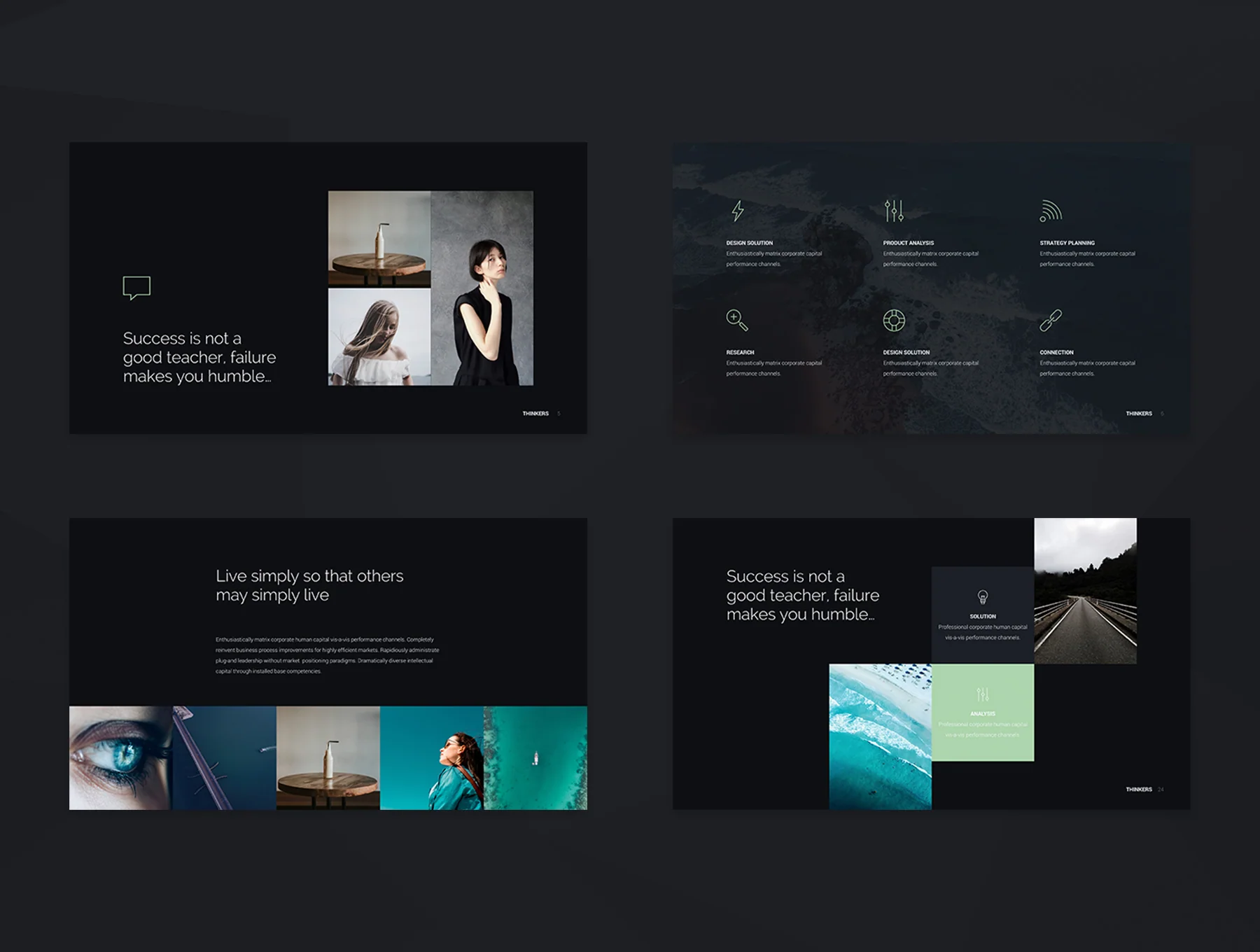 Thinkers - Creative Presentation Template 5