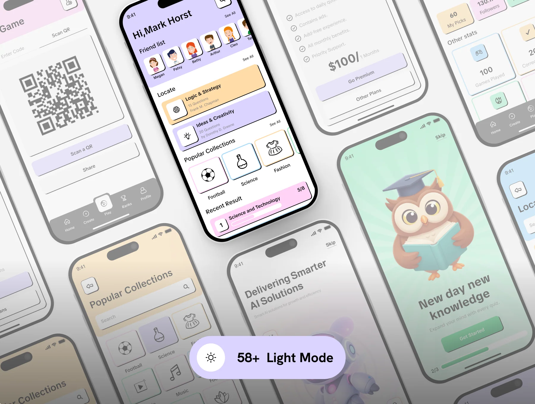Thinkzy | Quiz Challenge App UI Kit for Figma 3