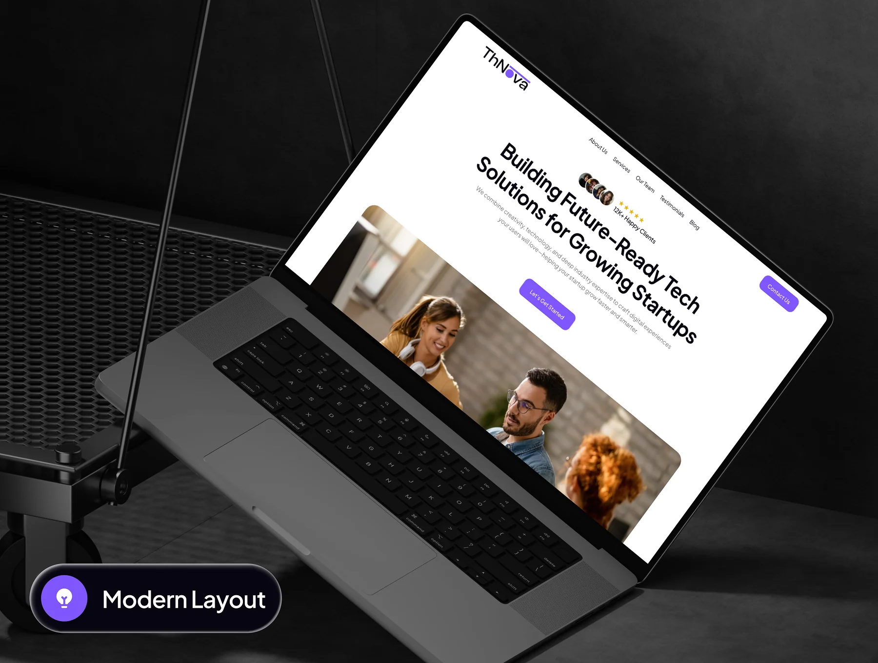 ThNova - IT Startup Company Website UI Kit 5
